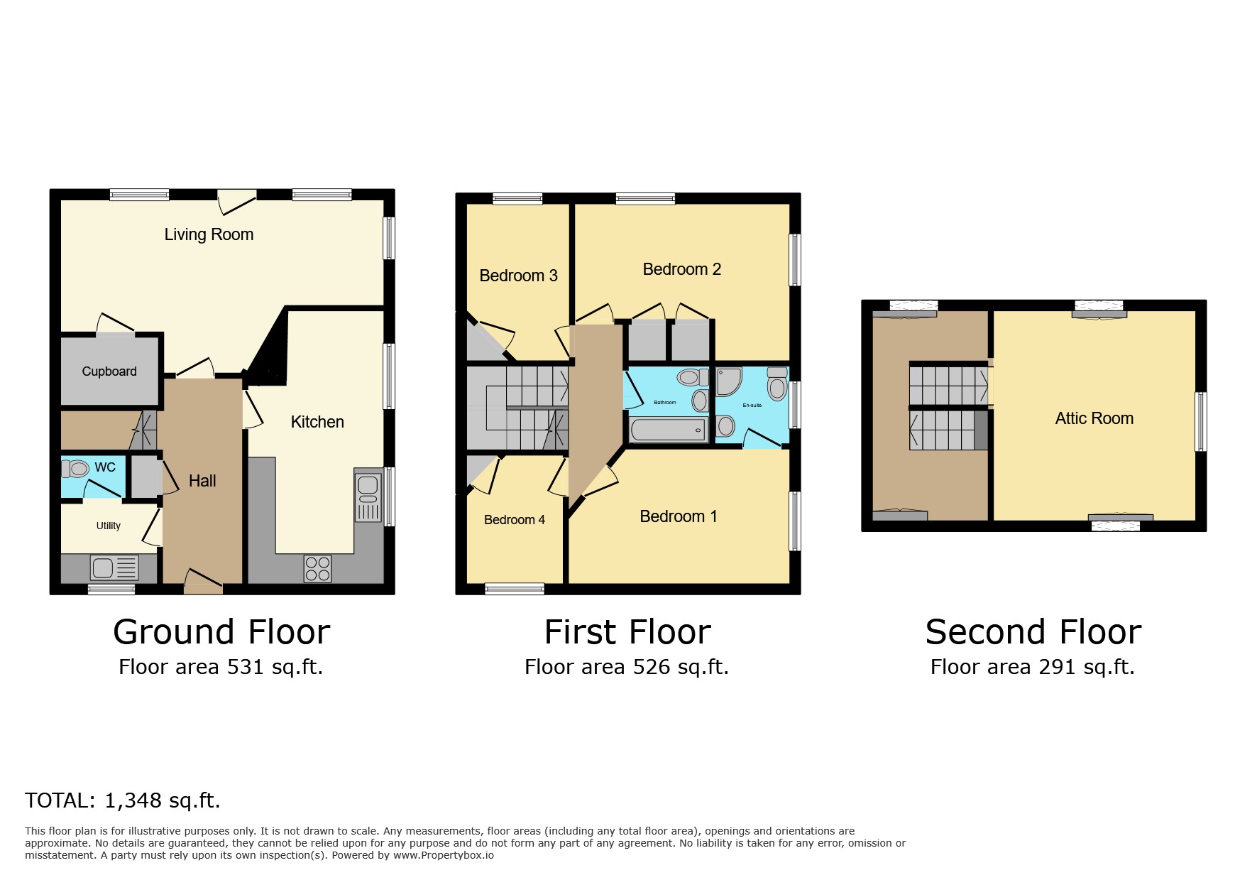 1 The Chapel, 93, Horsebridge Hill, Isle of Wight floorplan