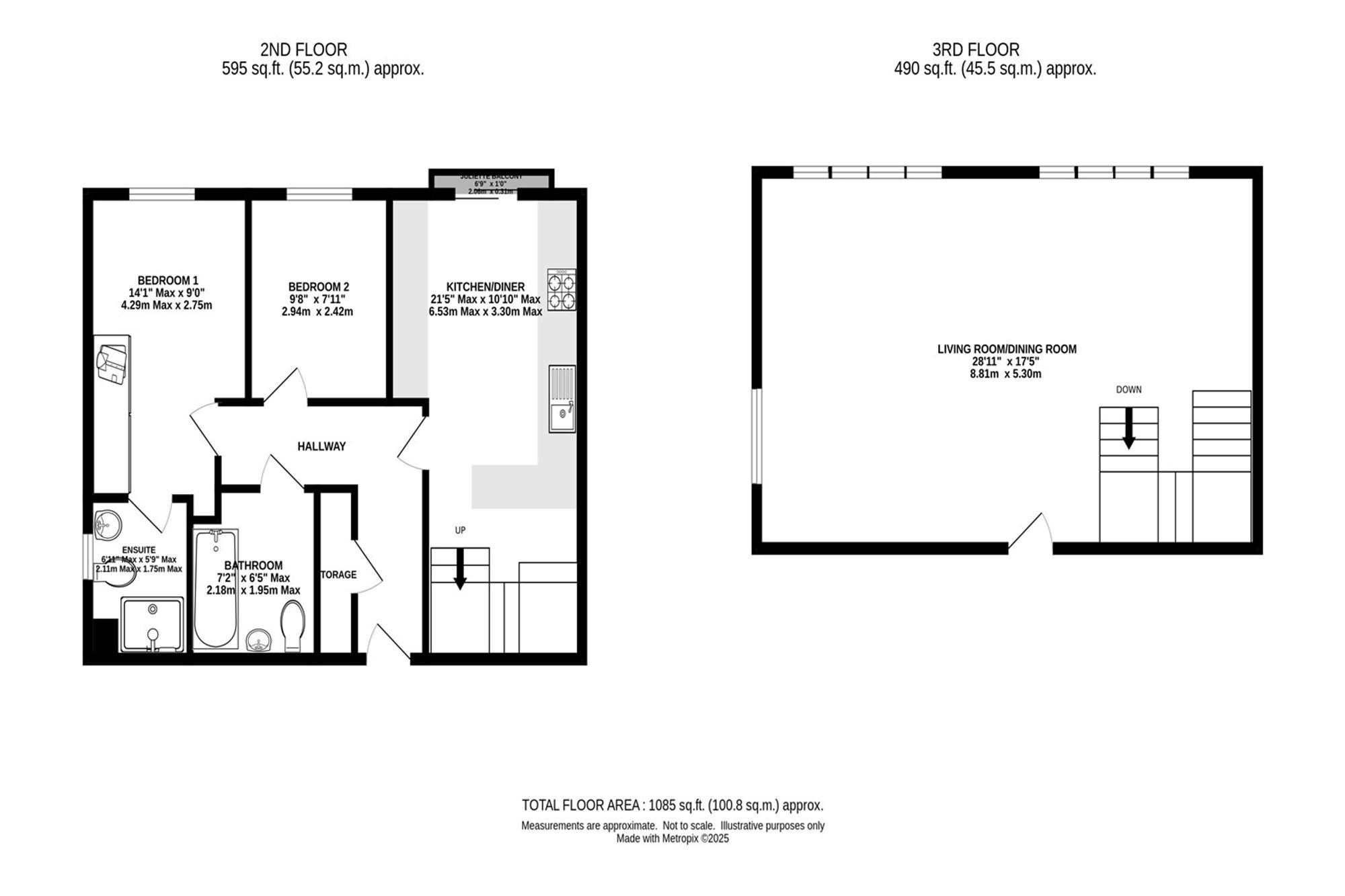 Apt 26, 3 Romana Square, Altrincham floorplan