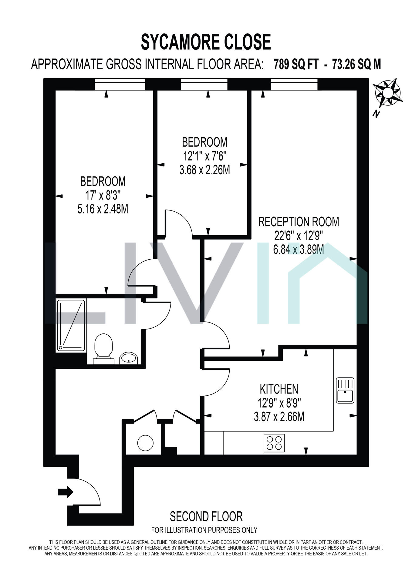 19 Sycamore Close, South Croydon floorplan