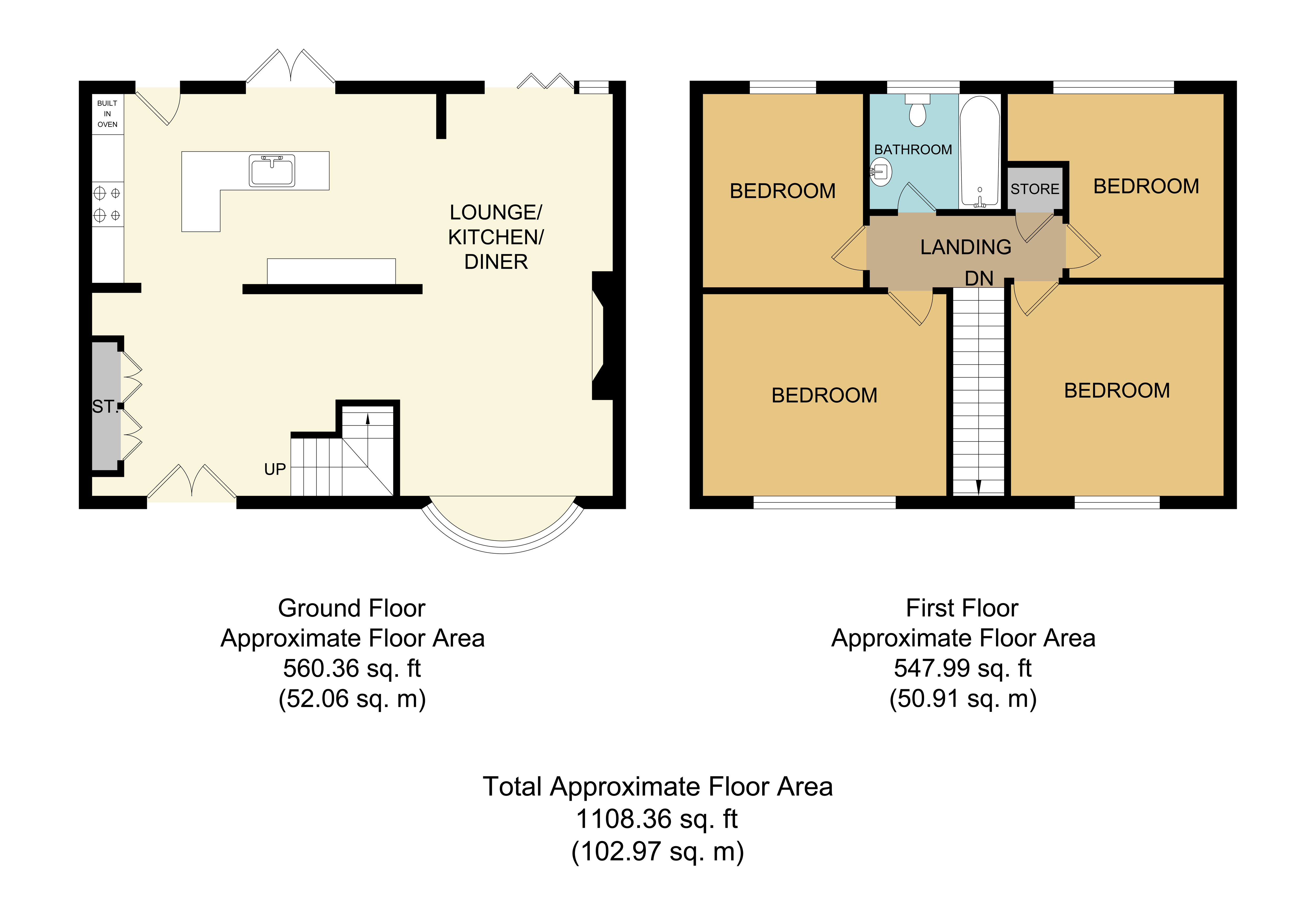 4 Bedrooms Terraced house for sale in Theydon Crescent, Basildon SS14