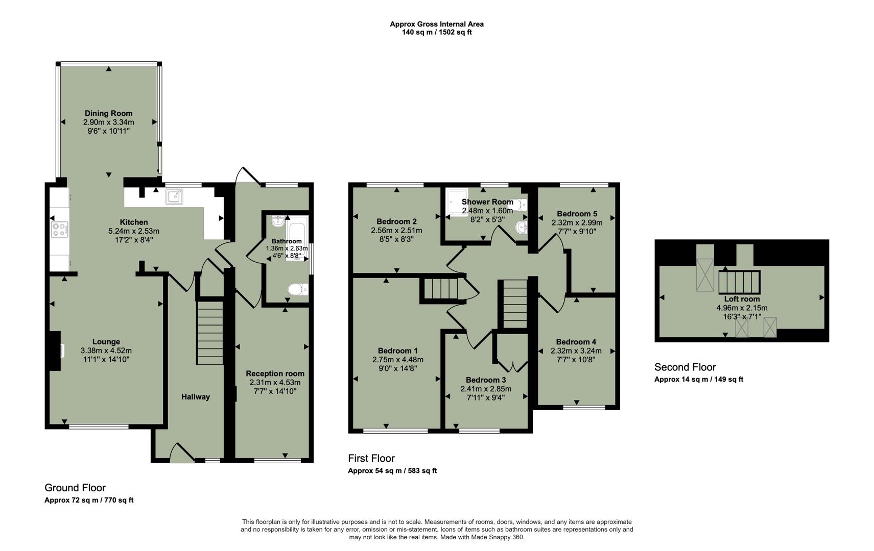4, Amblecote Close, Cardiff floorplan