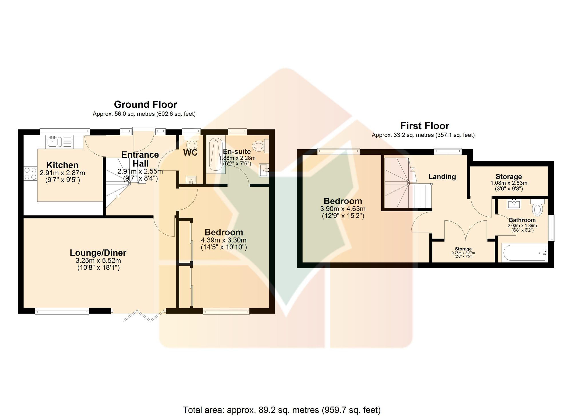22 Canwick Way, Gainsborough floorplan