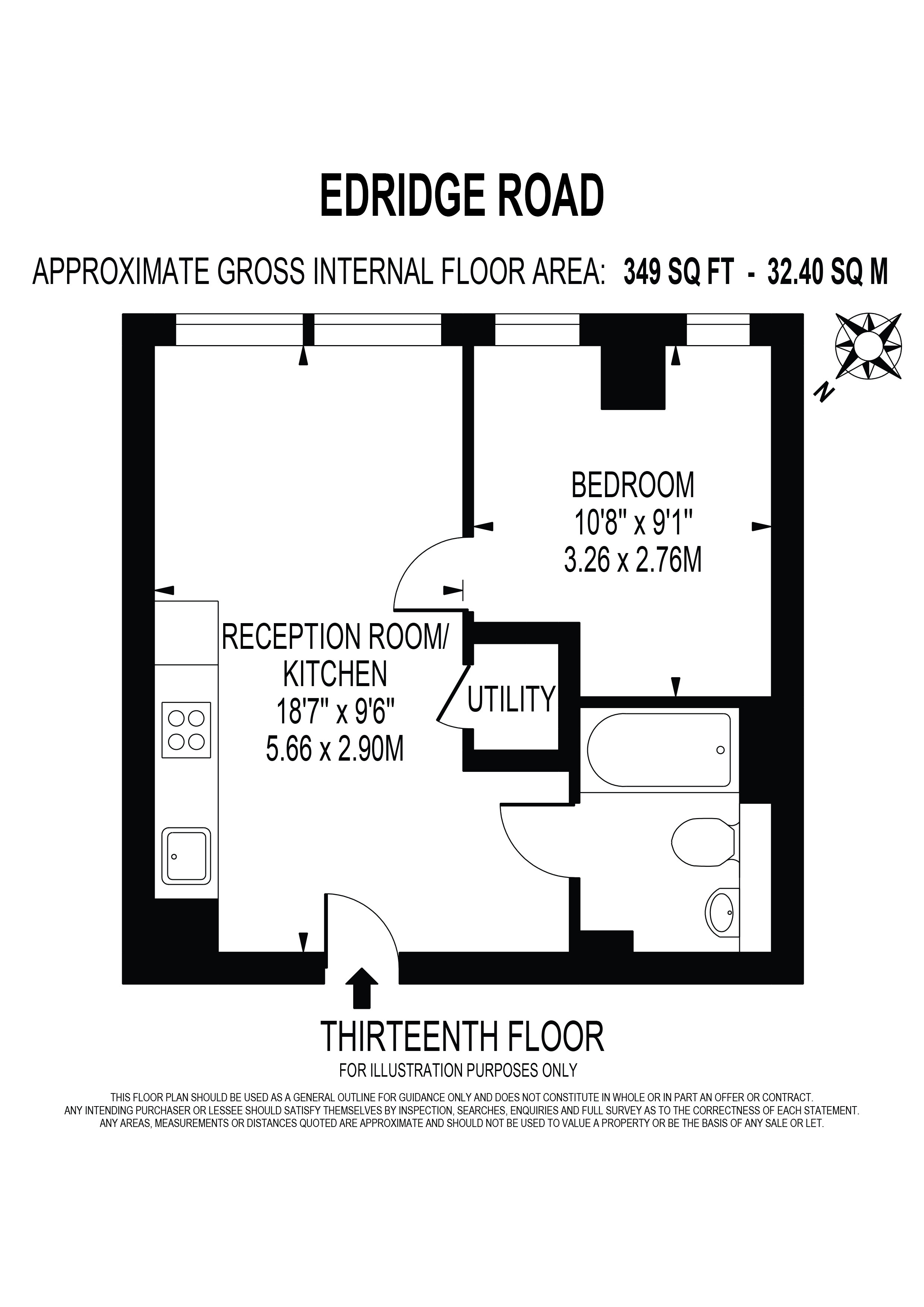 Edridge Road, Surrey floorplan
