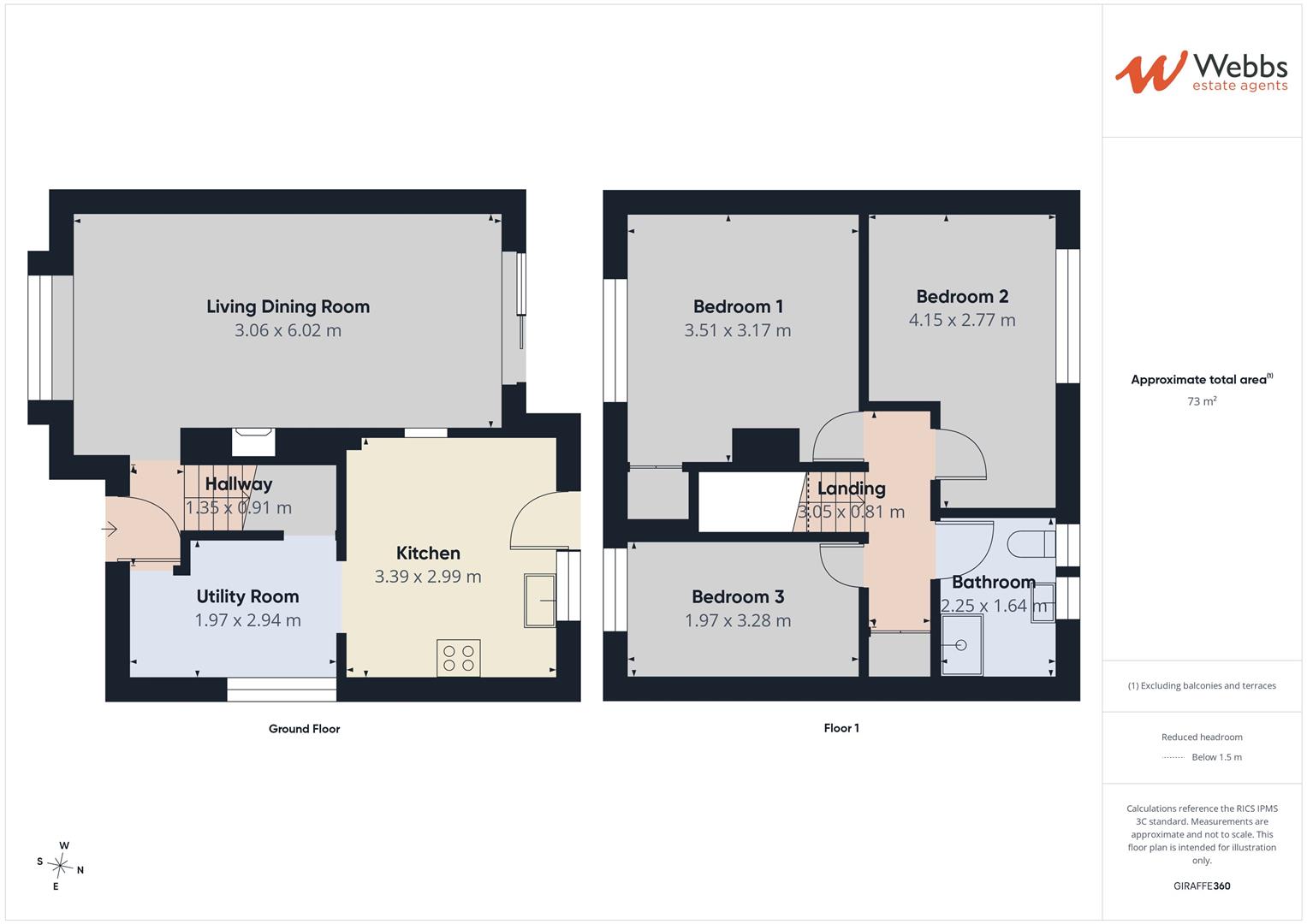 19, Curzon Place, Rugeley floorplan