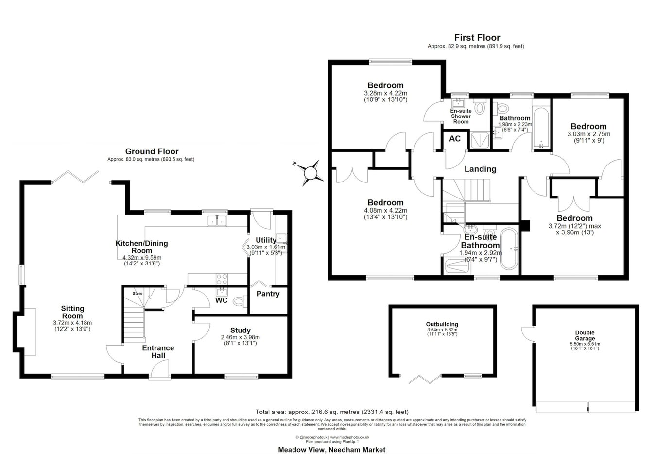5, Meadow View, Needham Market floorplan