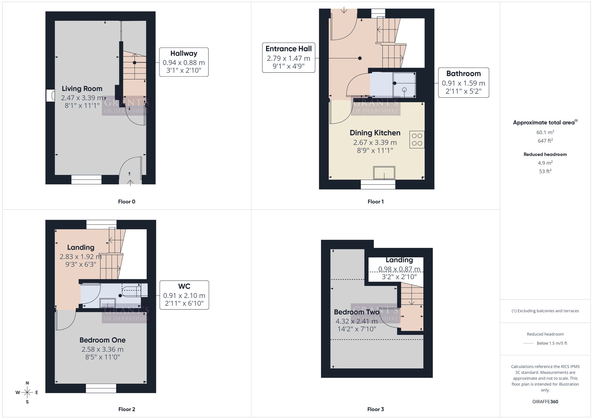 4 Nelson Close, Matlock floorplan