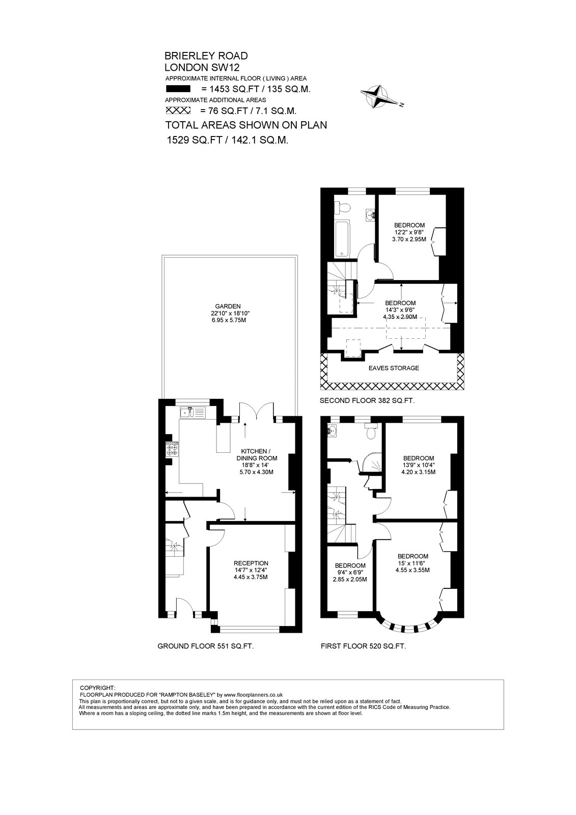 10, Brierley Road, London floorplan