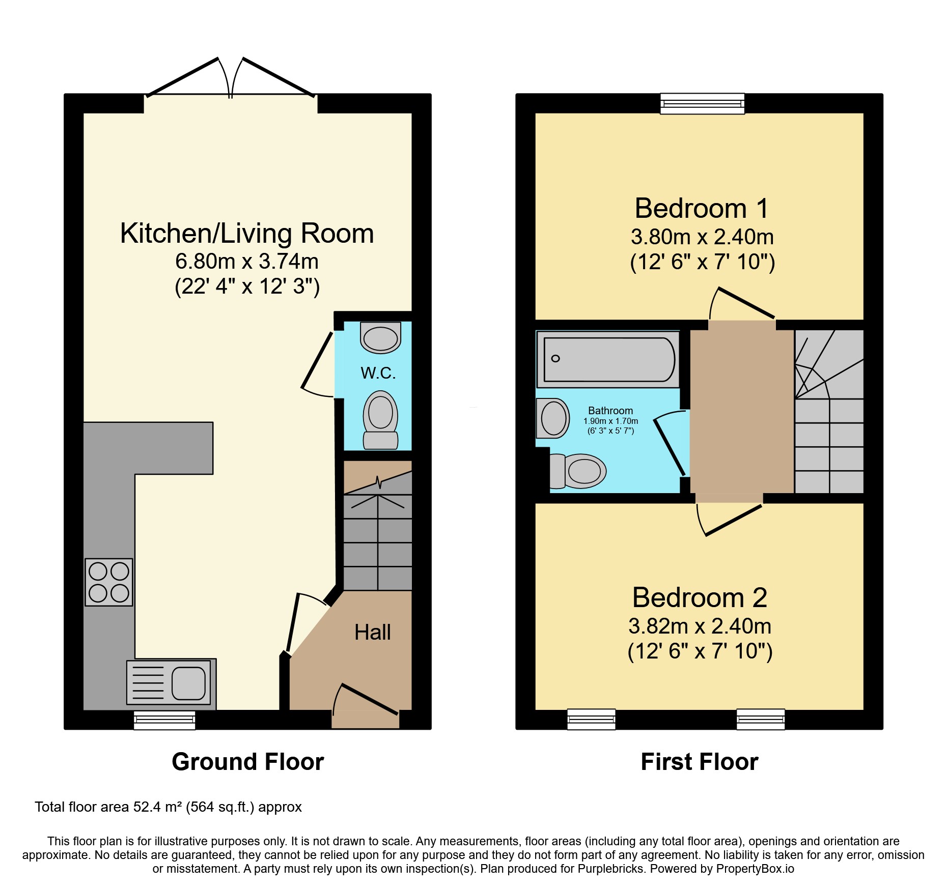 57, Burdock Way, Bristol floorplan