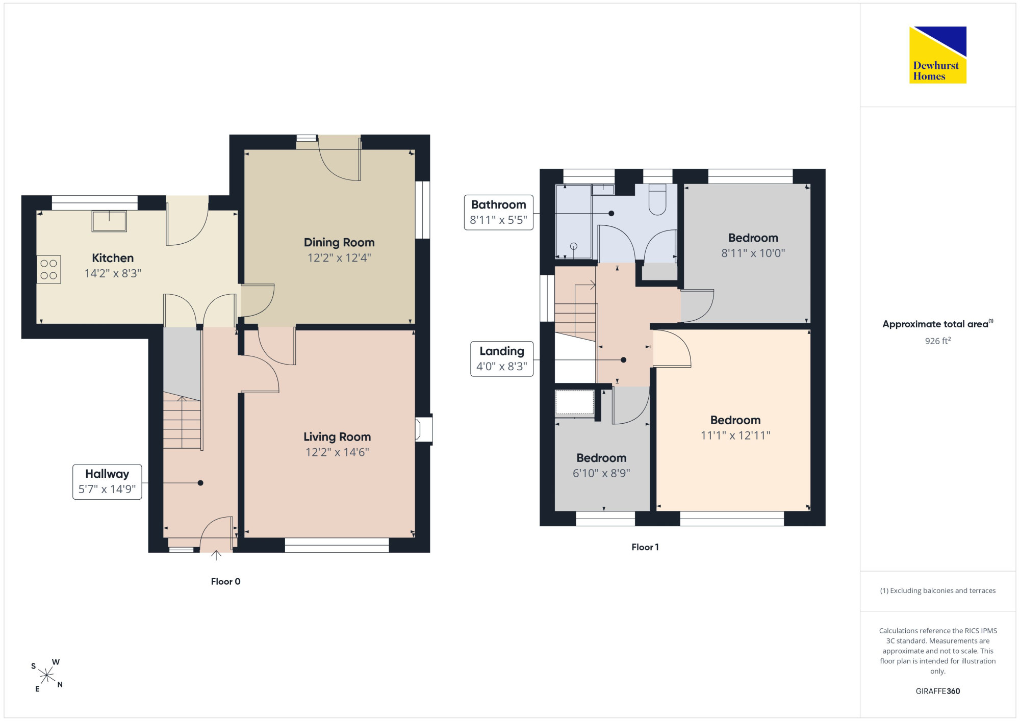 22, Manor Grove, Preston floorplan