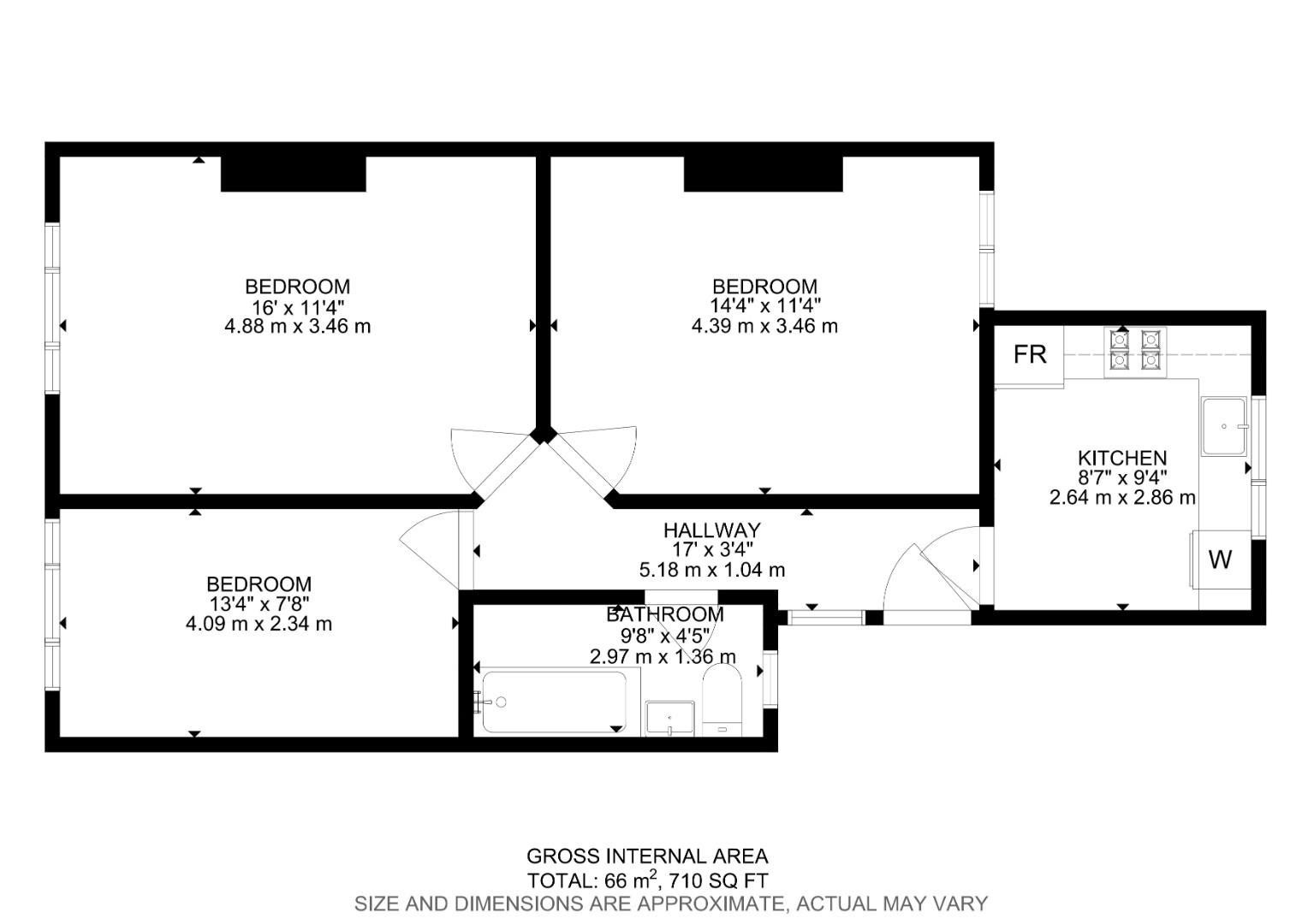 615B, High Road Leyton, London floorplan