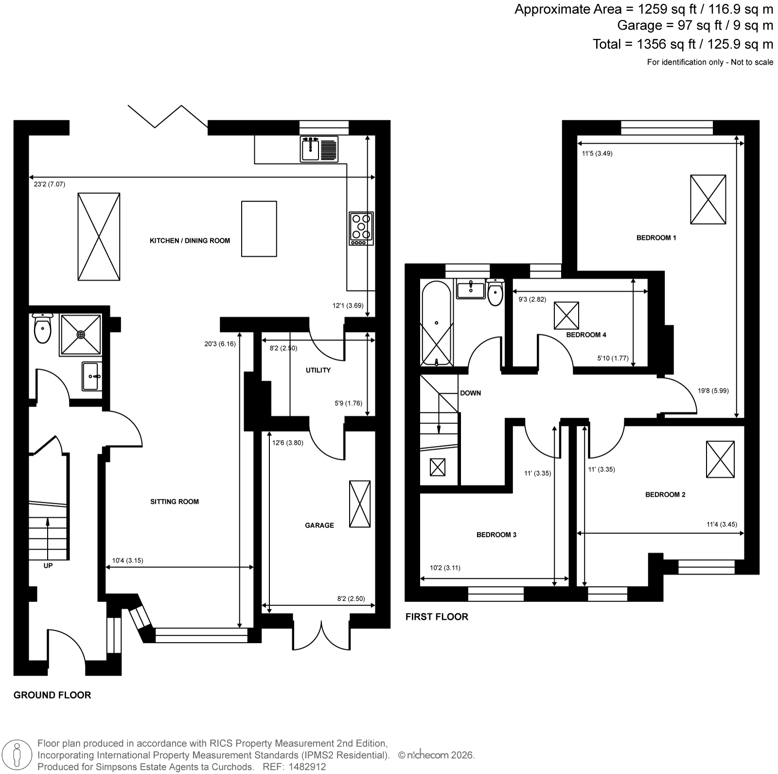14, Shackleford Road, Woking floorplan