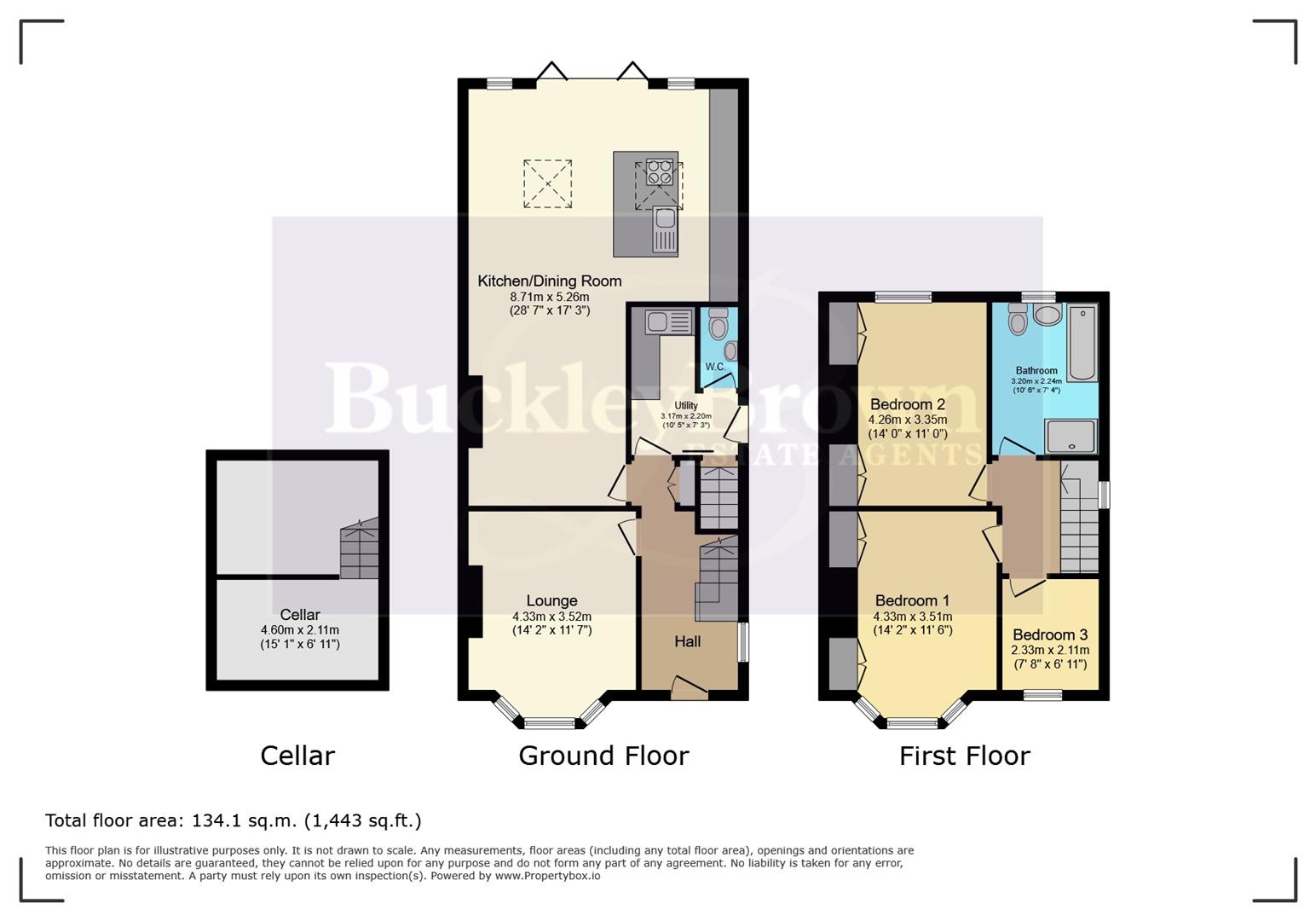 11, Lichfield Avenue, Mansfield floorplan