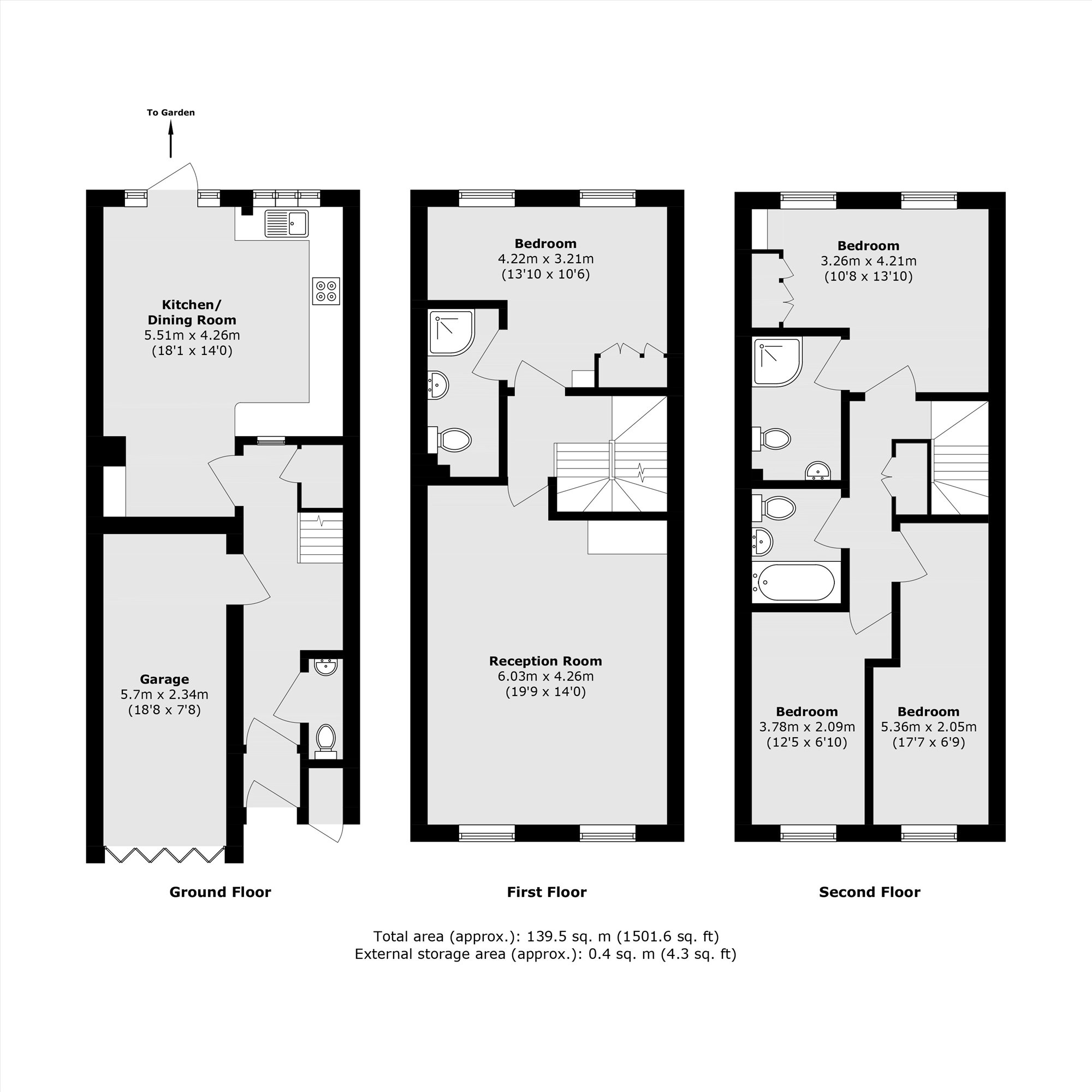 85, Broom Park, Teddington floorplan