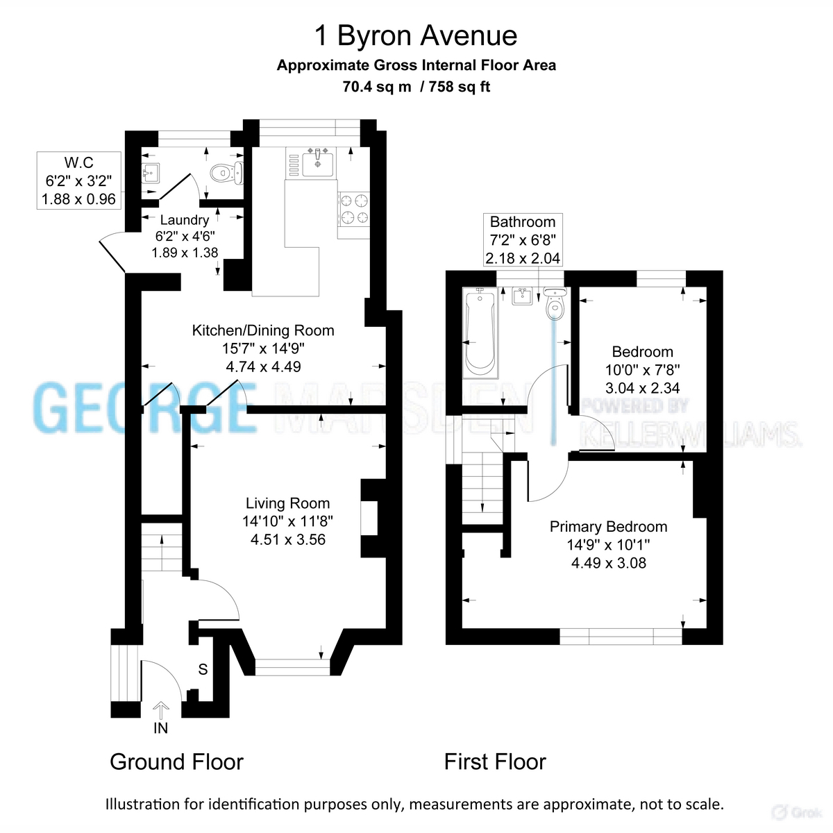 1, Byron Avenue, Wigan floorplan