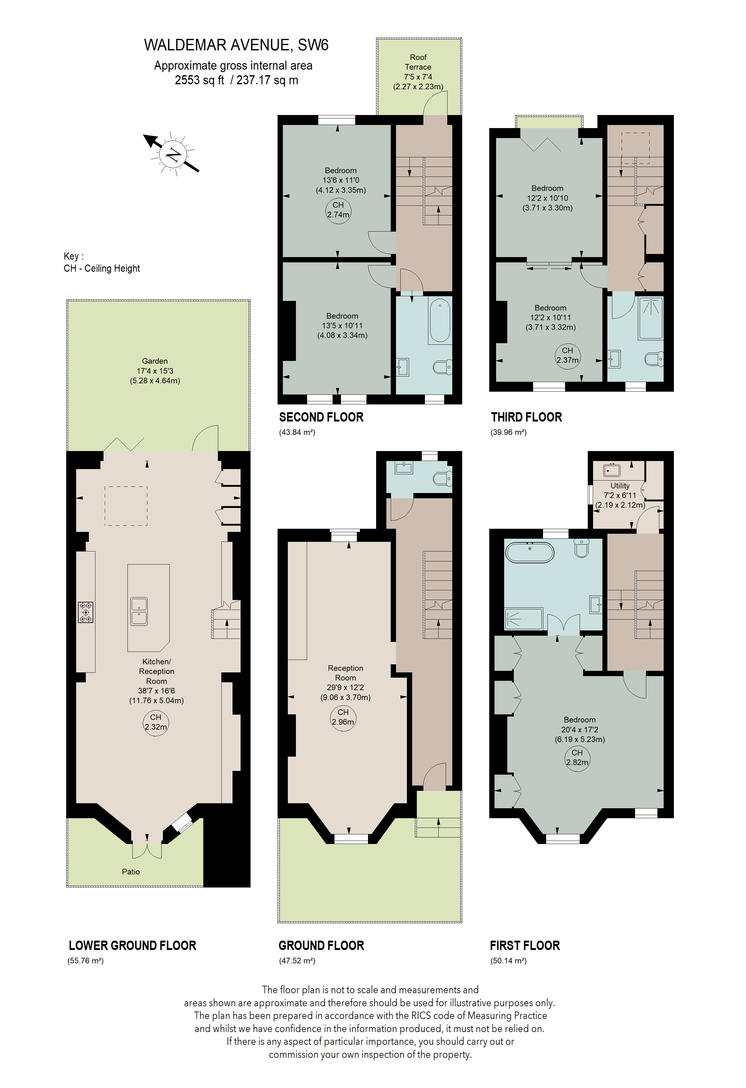 5, Waldemar Avenue, London floorplan