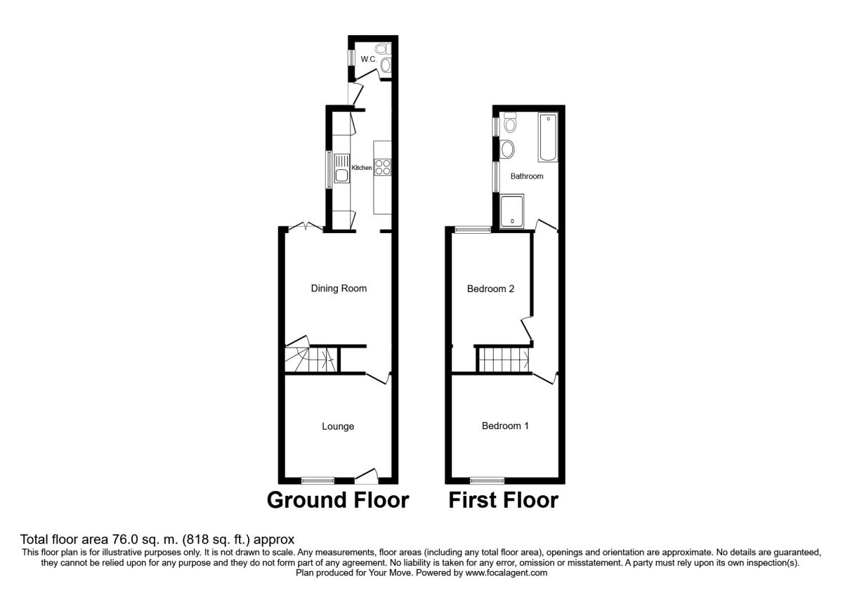 2 Bedrooms Terraced house for sale in Millfield Road, Ilkeston DE7