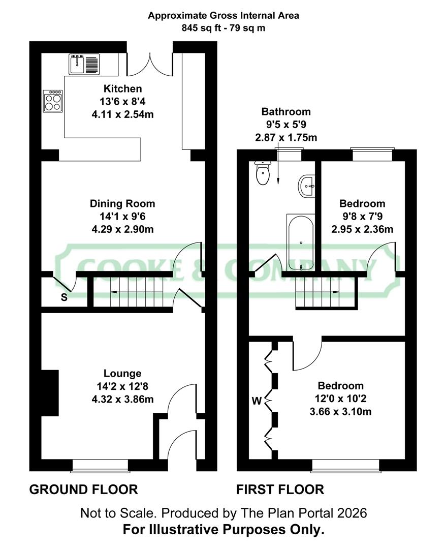 Derwent Street, Leigh floorplan