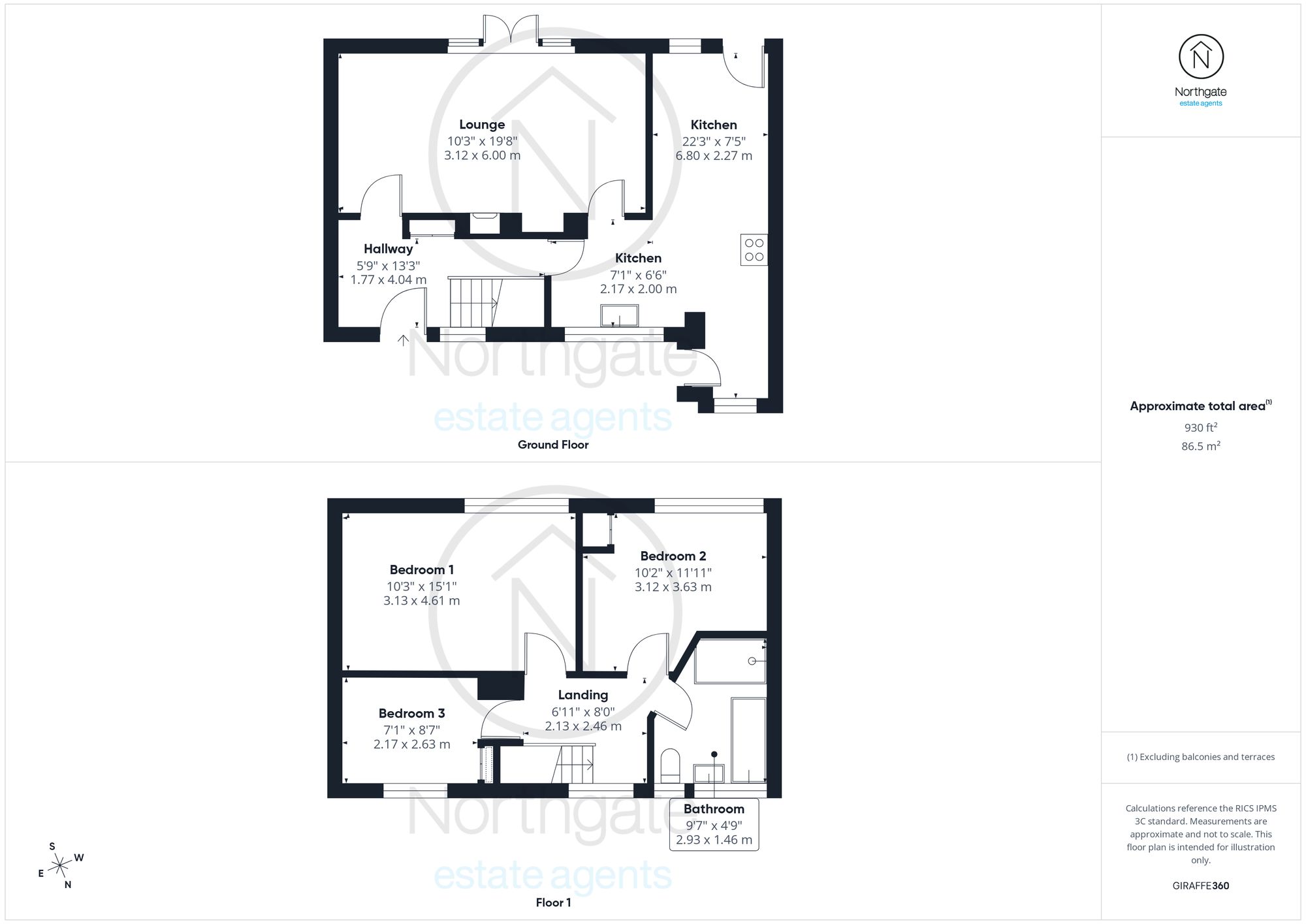 3 Lingard Walk, Newton Aycliffe floorplan