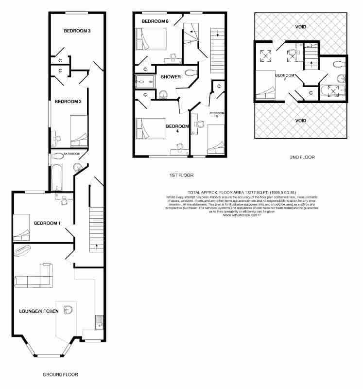 28, Glynrhondda Street, Cardiff floorplan