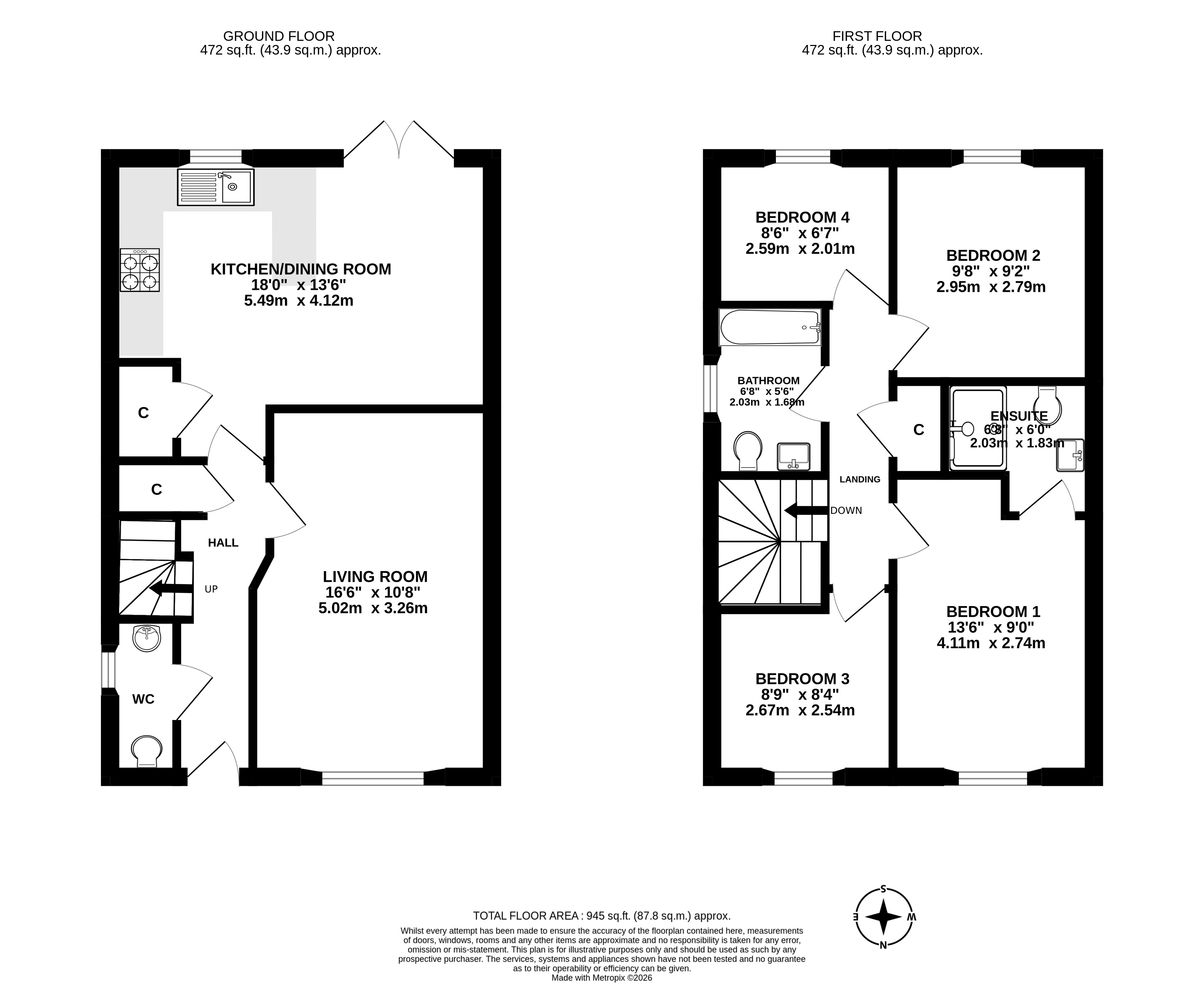 6 Hancock Close, Wiveliscombe Taunton Somerset, Somerset floorplan