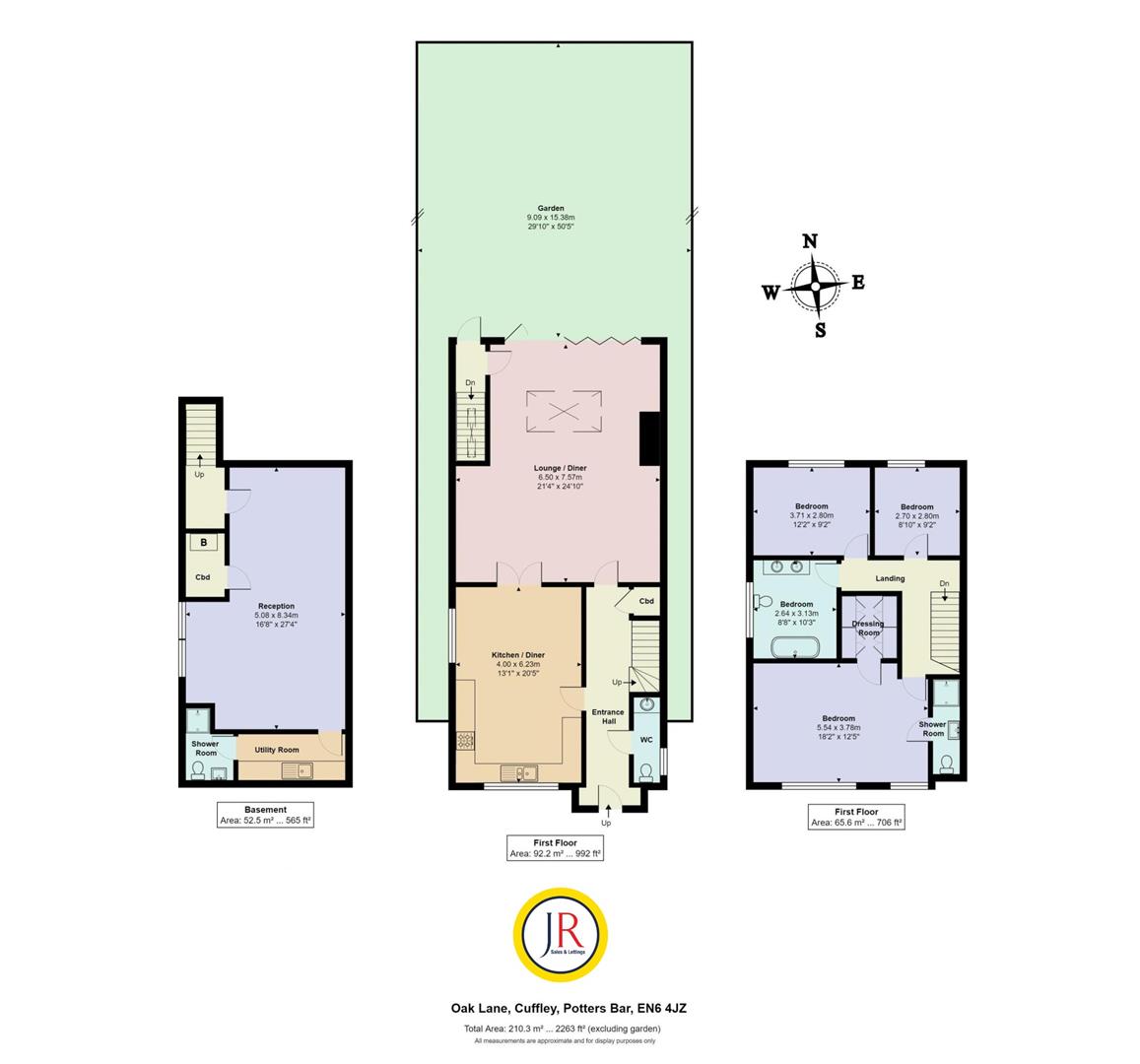 5a, Oak Lane, Potters Bar floorplan