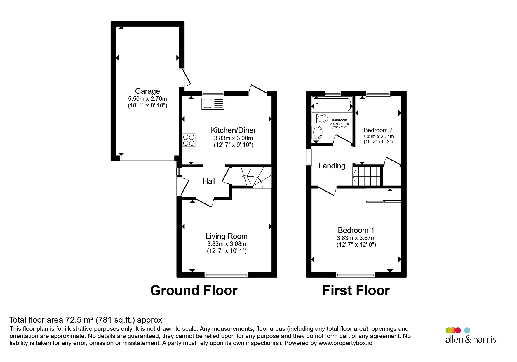 2, Mendip Close, Swindon floorplan
