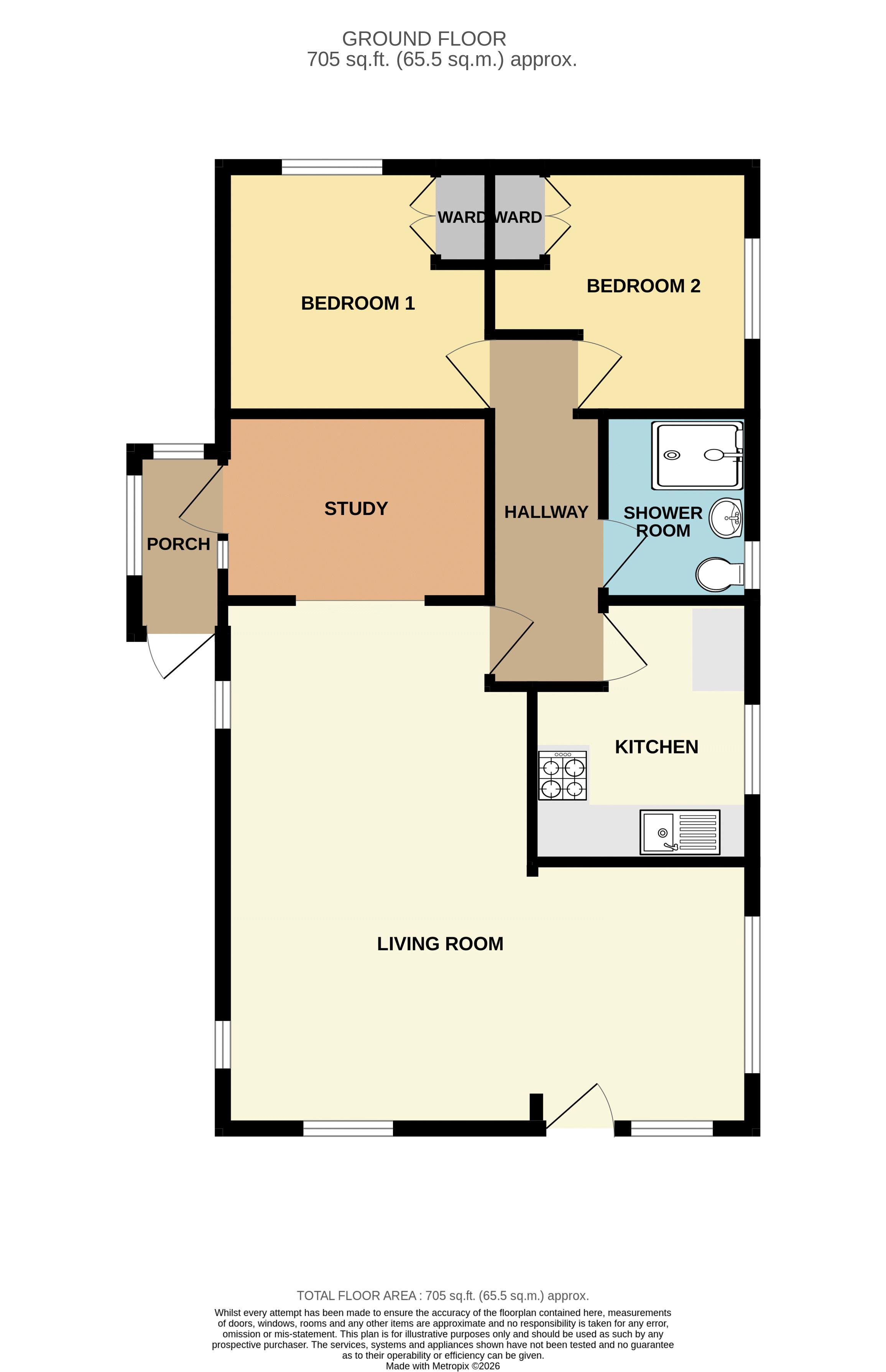19 Uphll Park Homes, Folly Lane, Weston-Super-Mare floorplan
