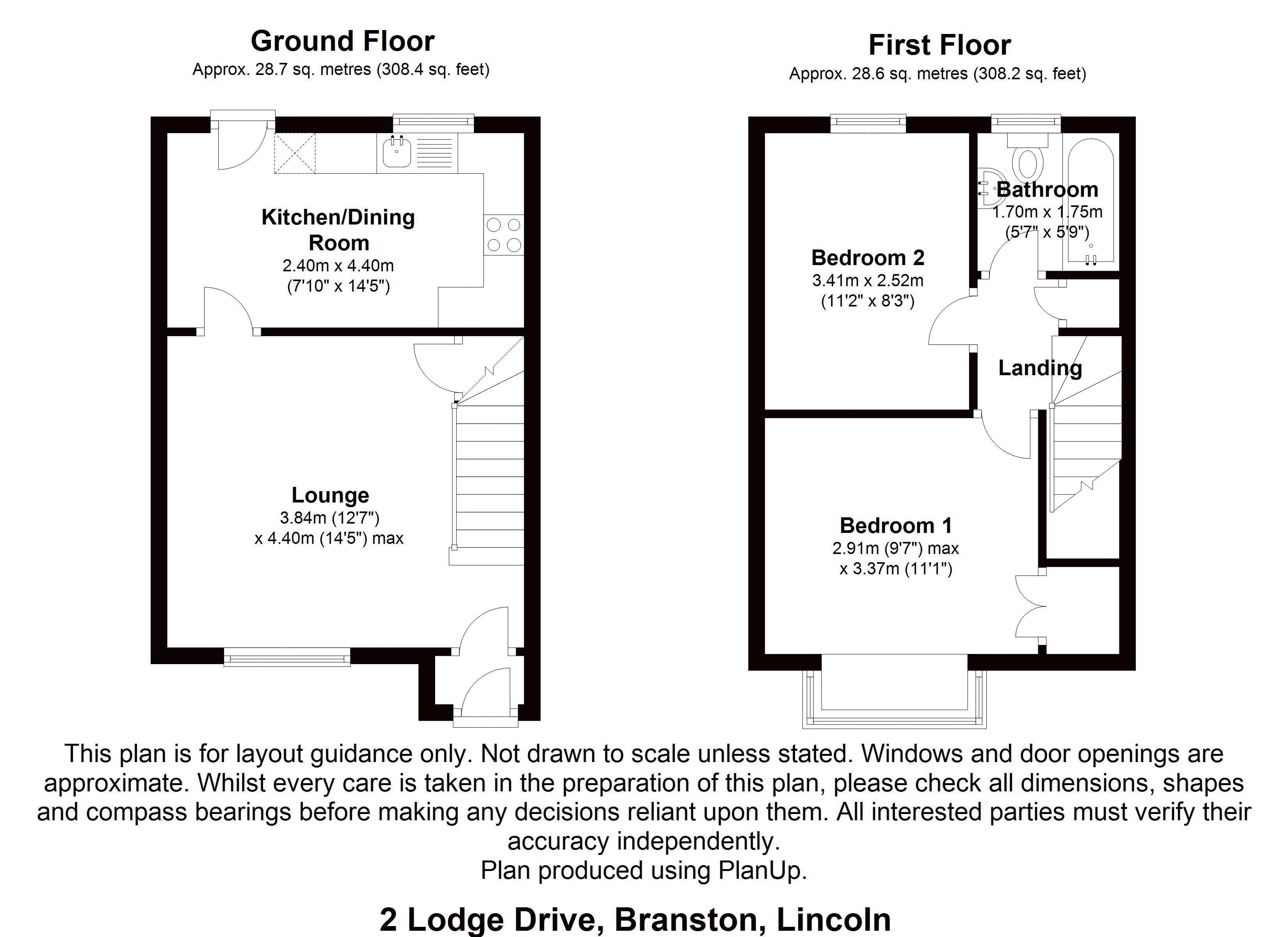 2 Bedrooms Semi-detached house for sale in Lodge Drive, Branston, Lincoln LN4