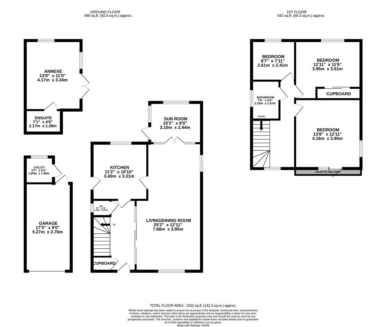 11, Hollinghurst Road, St. Leonards-On-Sea floorplan