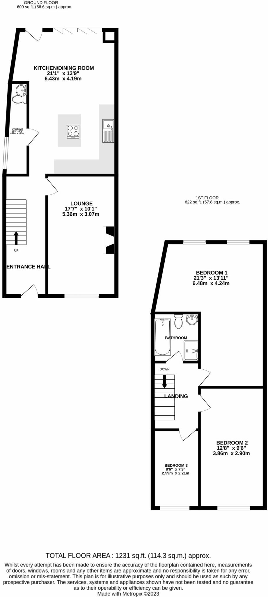 Wigmore Road, Kent floorplan