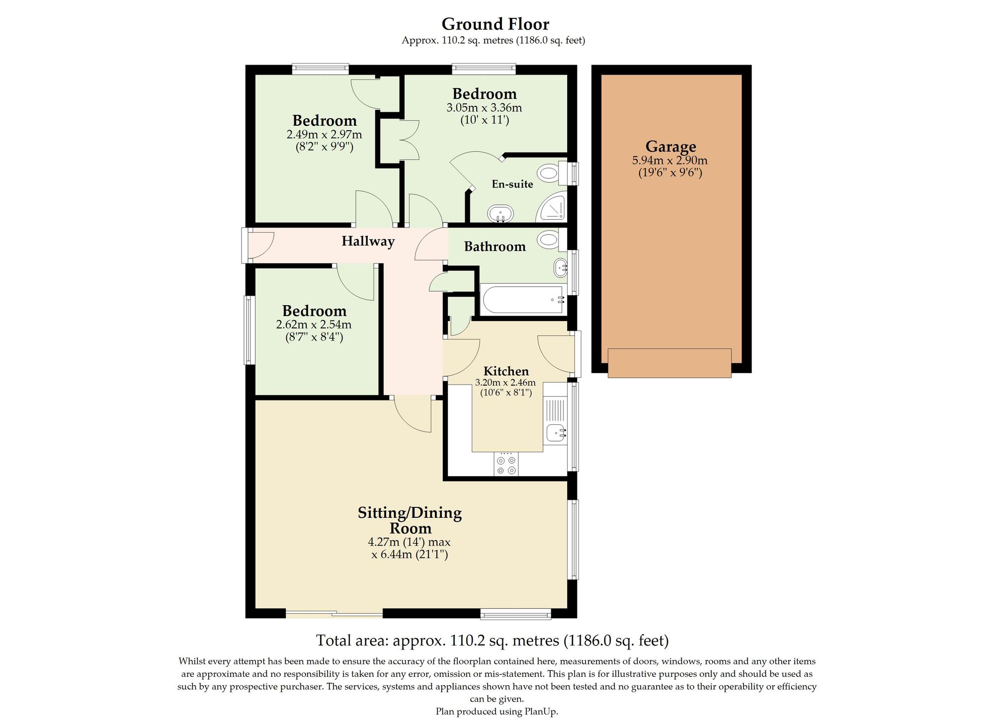 8 Teulon Close, Great Yarmouth floorplan