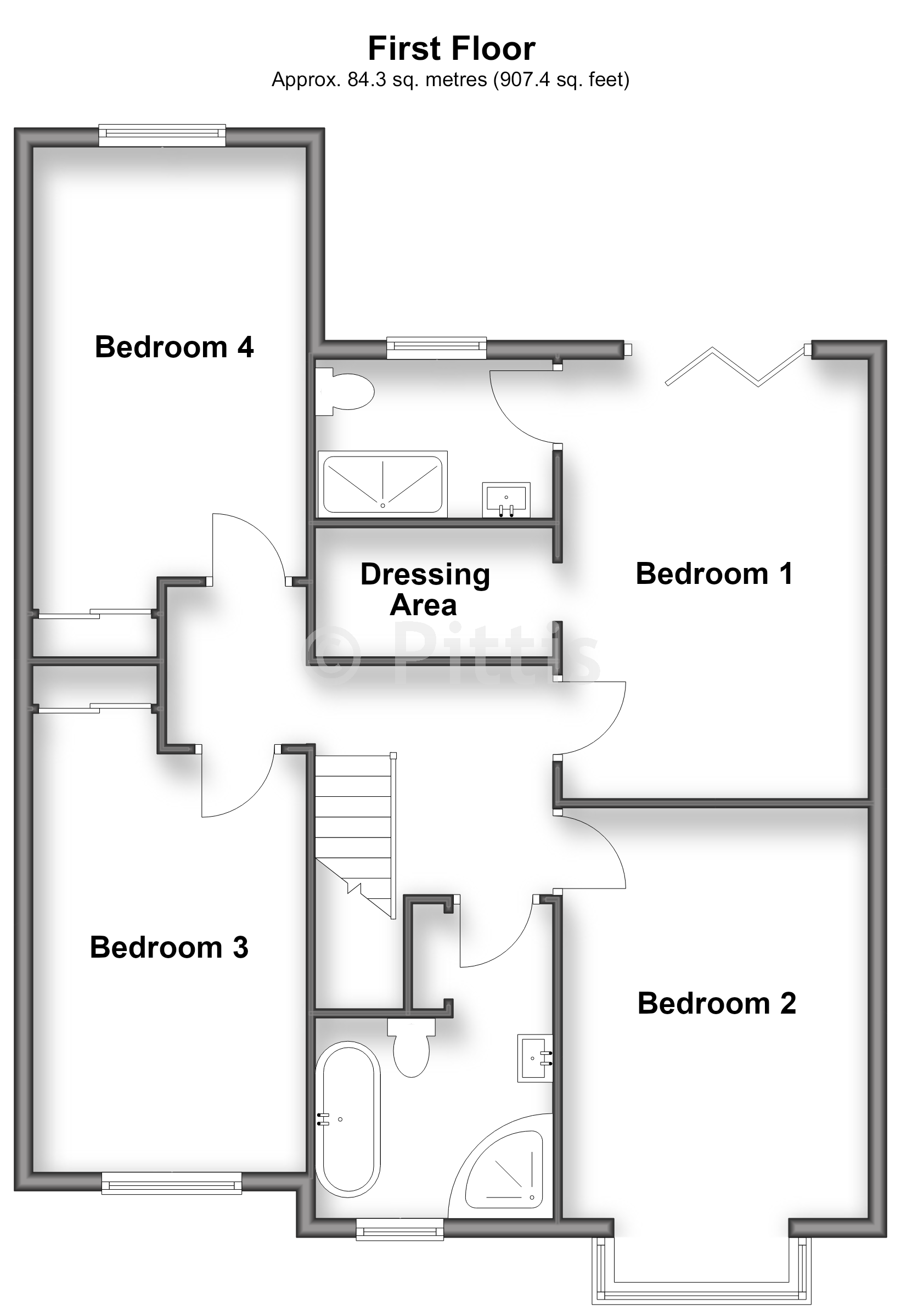39, Clatterford Road, Newport floorplan