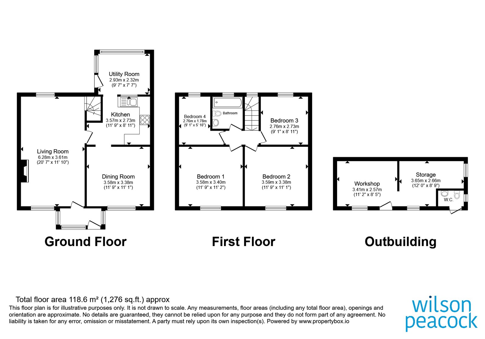 71, Cause End Road, Bedfordshire floorplan
