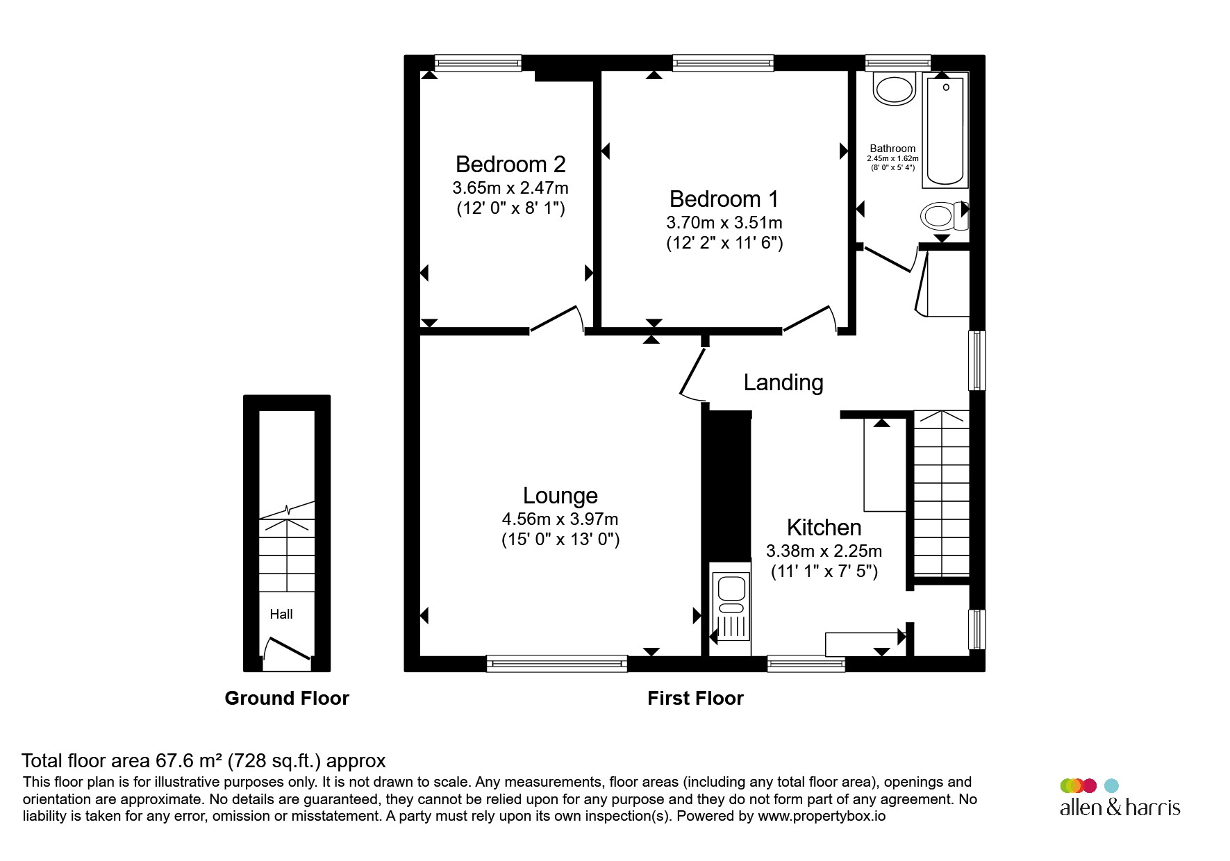 217, Forge Street, Glasgow floorplan