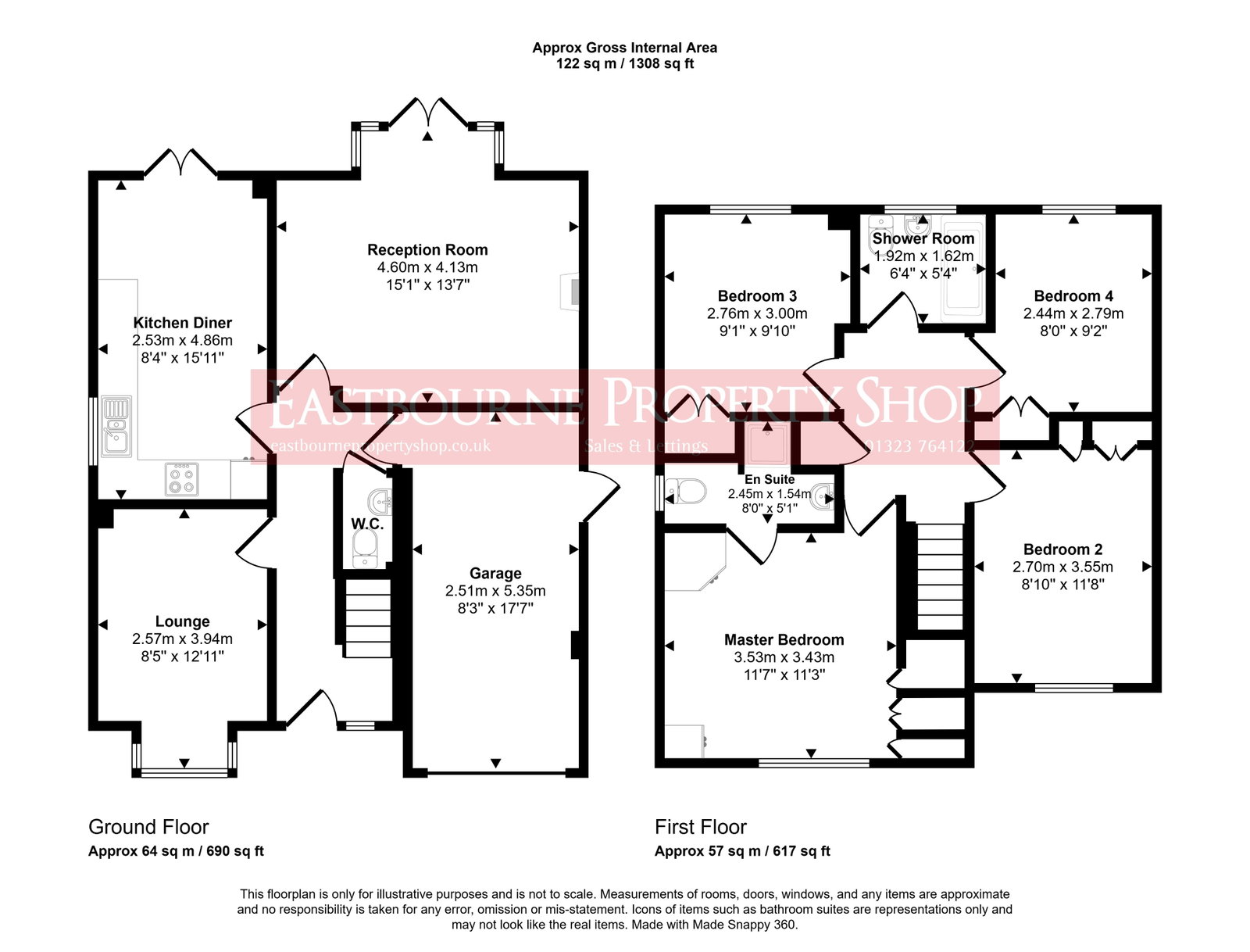 6, Lambourn Avenue, Pevensey floorplan