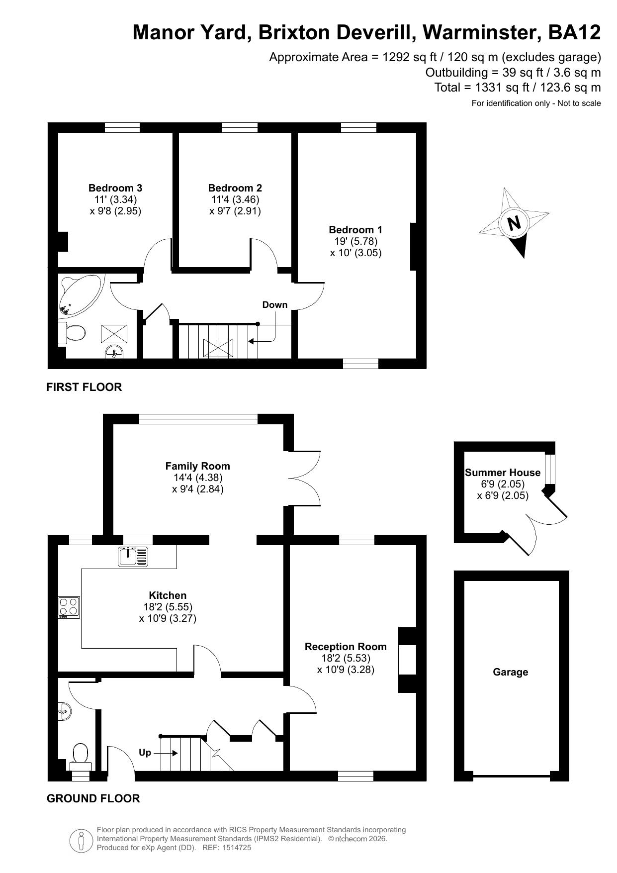 Manor Yard,4, Warminster floorplan
