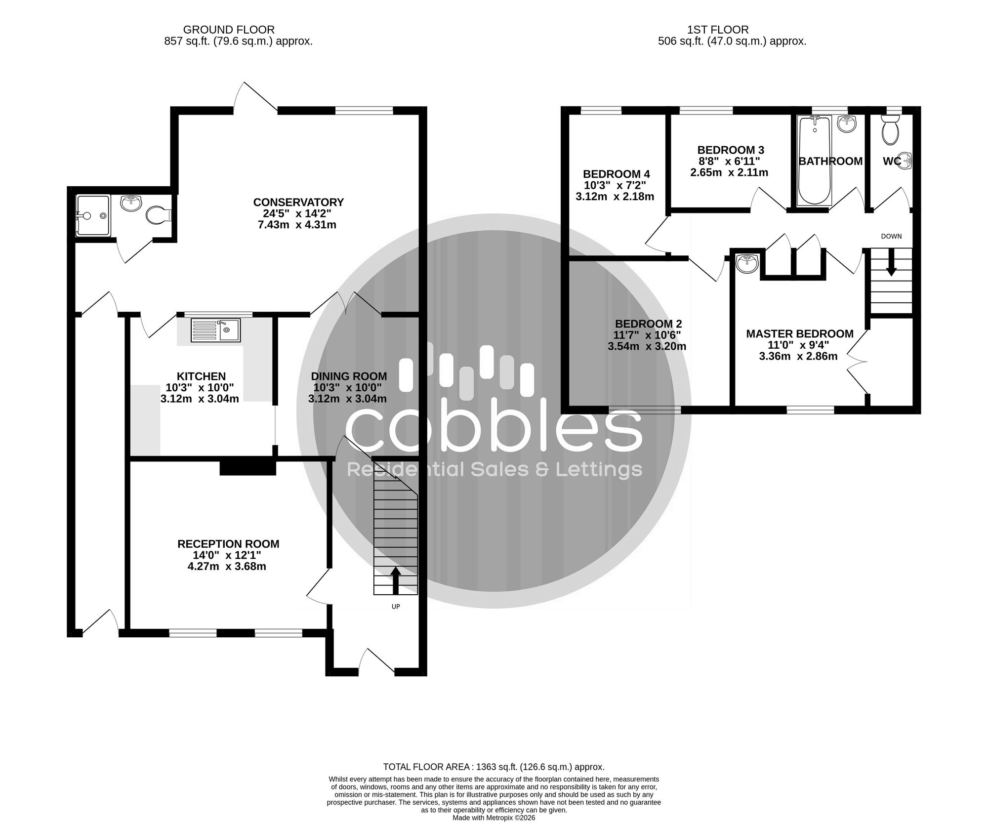 129 Grange Road, Guildford floorplan