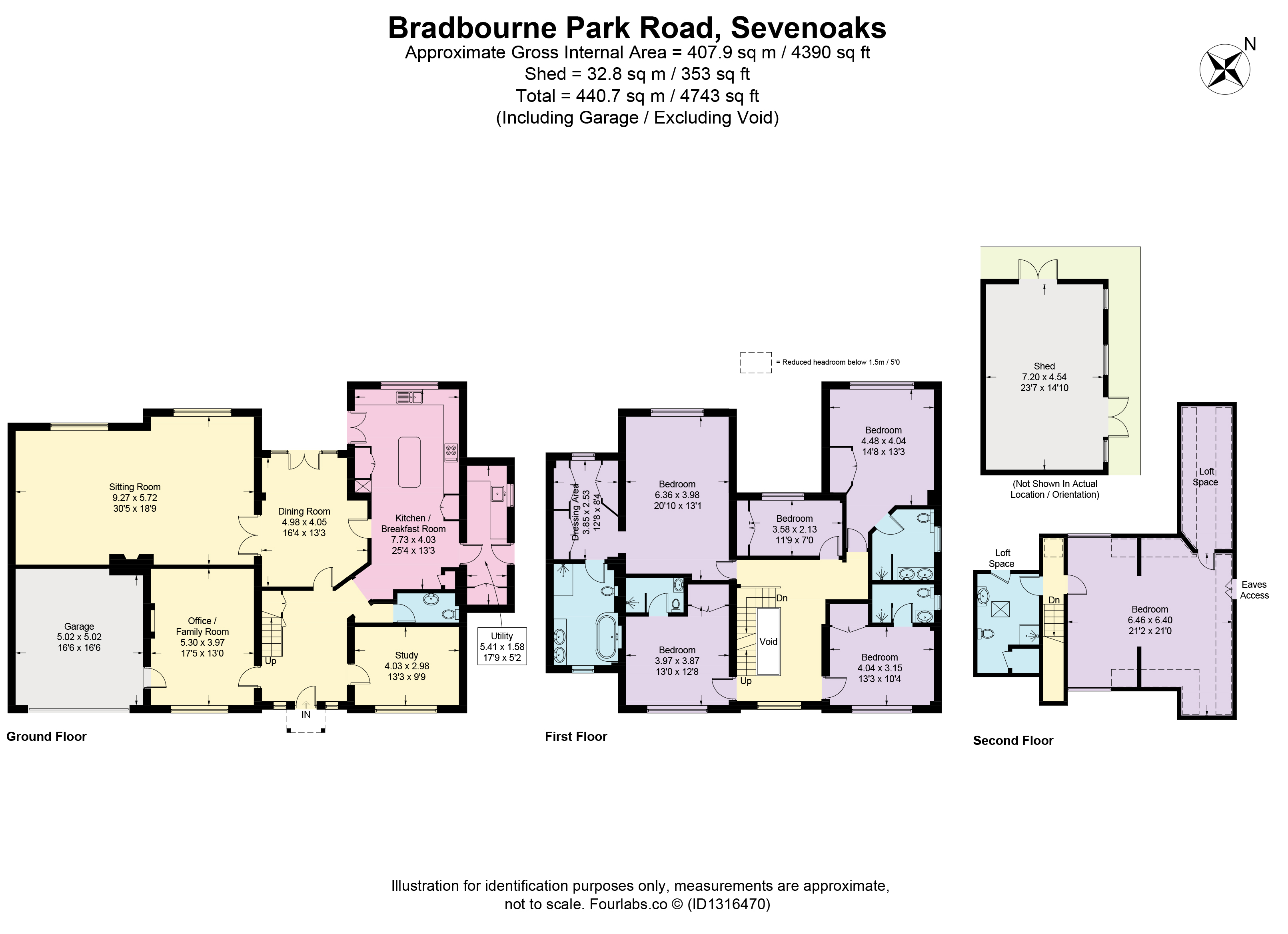 69, Bradbourne Park Road, Sevenoaks floorplan
