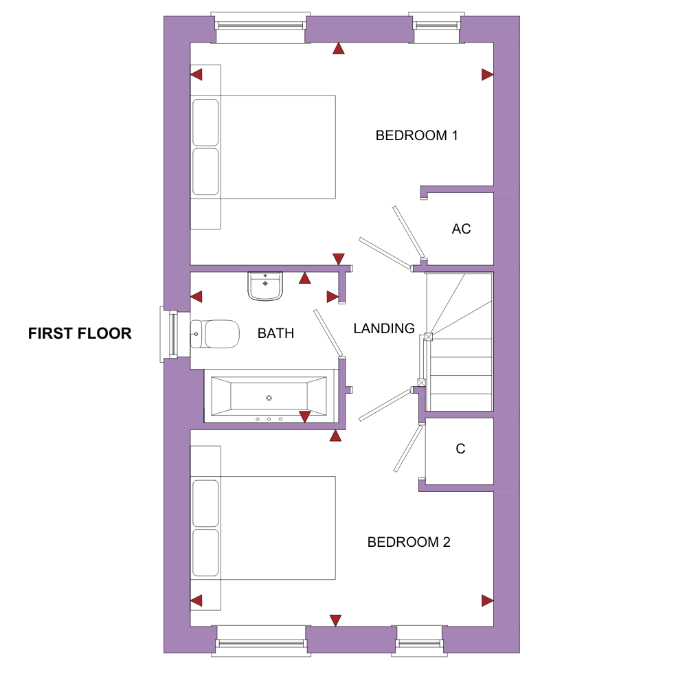Plot 12 The York, Athelstans Meadow, Little Dewchurch floorplan