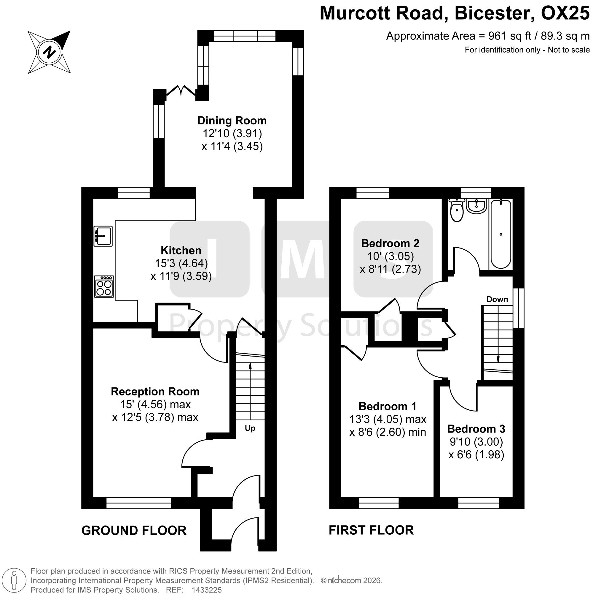 16 Murcott Road, Bicester floorplan