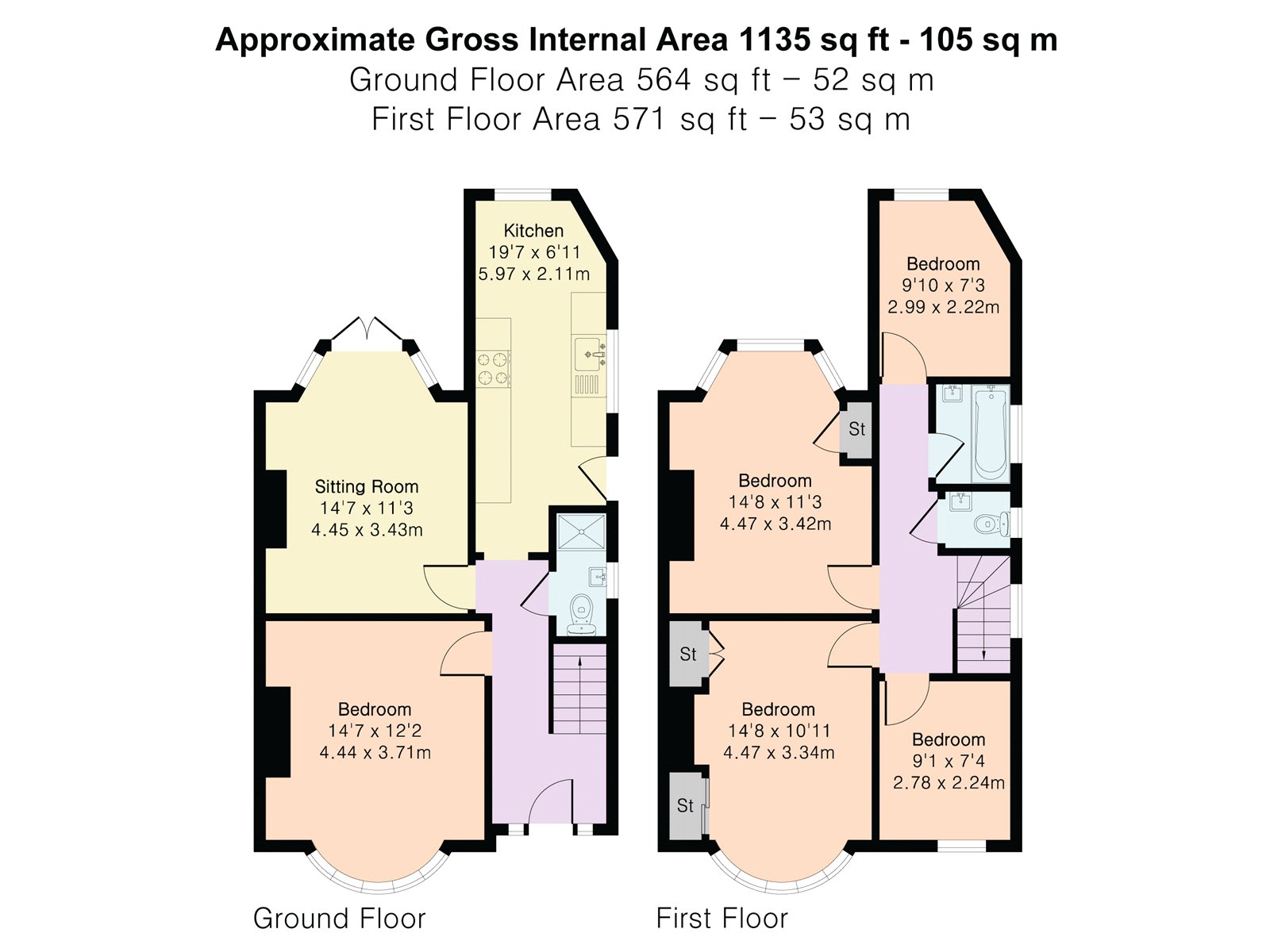 5, Wharton Road, Oxford floorplan