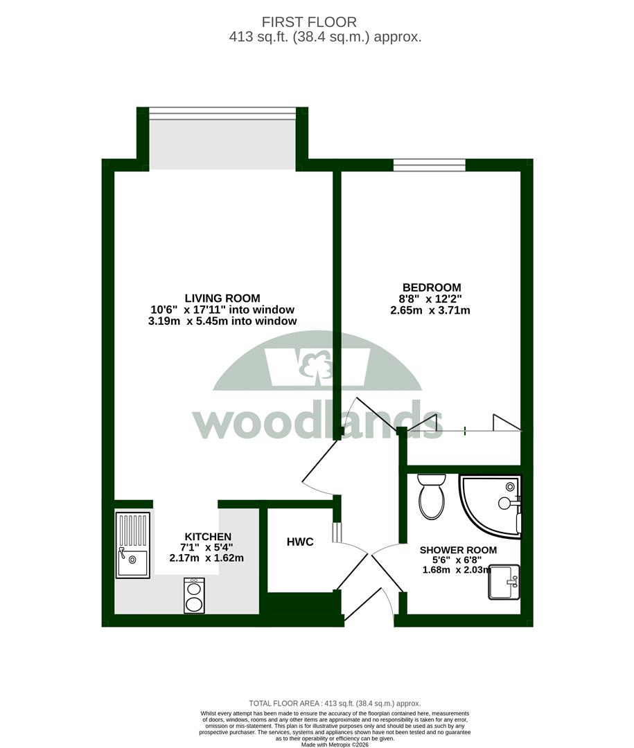 25, Homestream House, Mill Bay Lane, Horsham floorplan