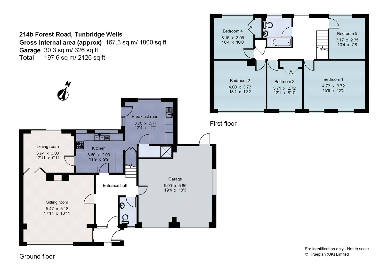 214B,, Forest Road, Kent floorplan