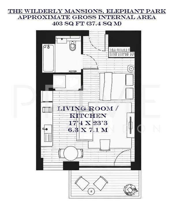 11B.B.02.01, The Wilderly, Elephant Park floorplan