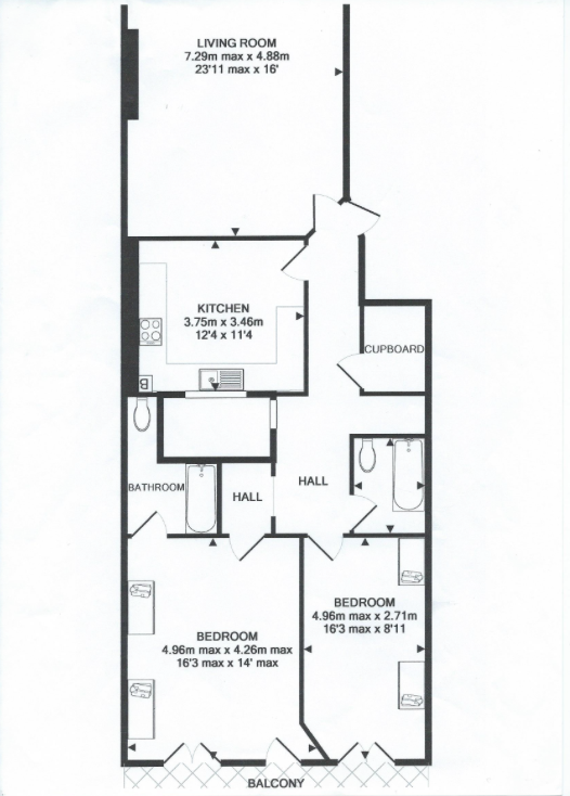 2 Bedrooms Flat to rent in Warrington Crescent, London W9