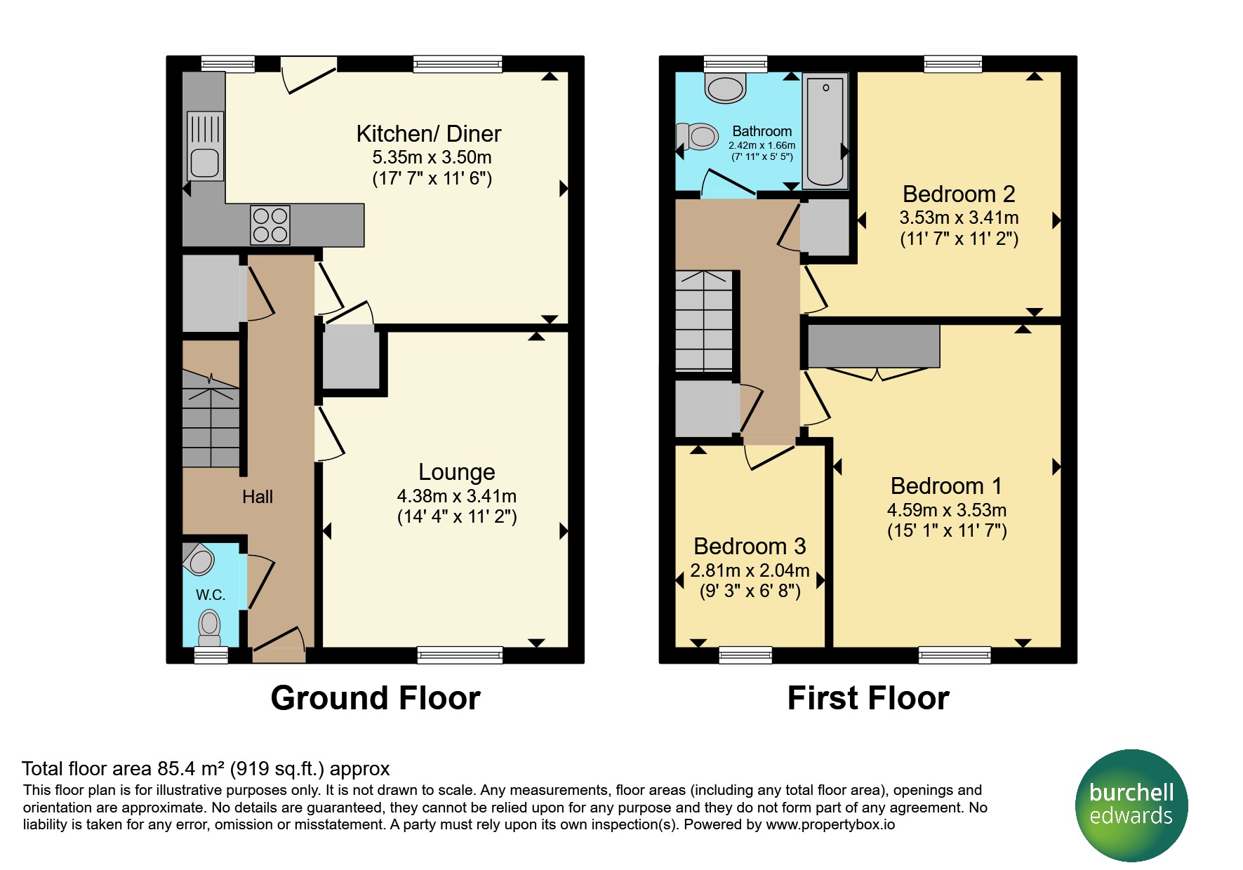 23, Stanton Moor View, MATLOCK floorplan