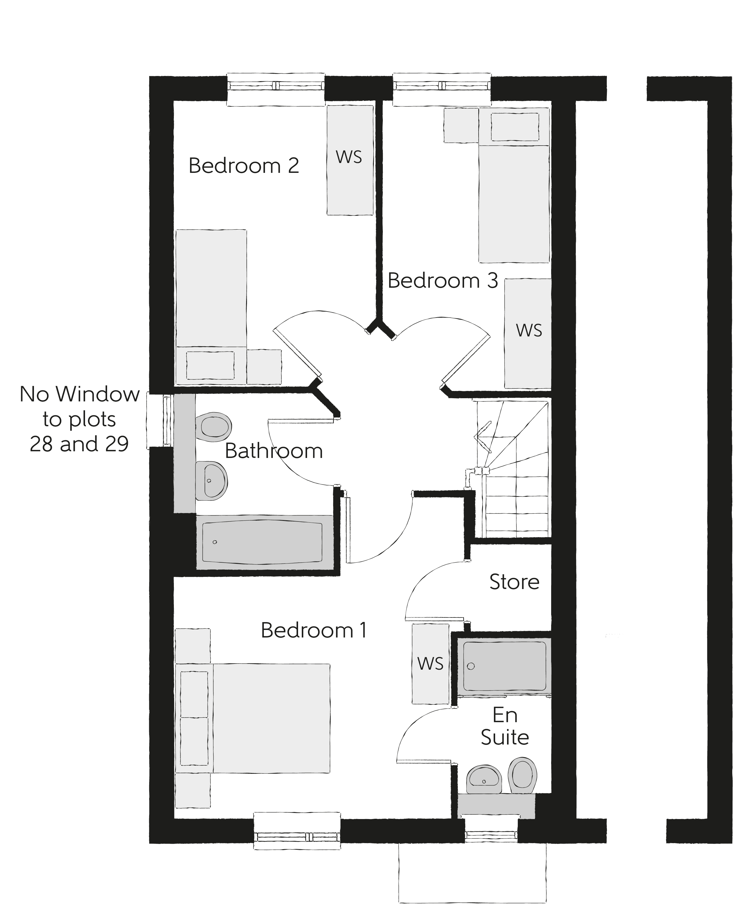 29, 36 Waterslade Way, Houghton Regis floorplan