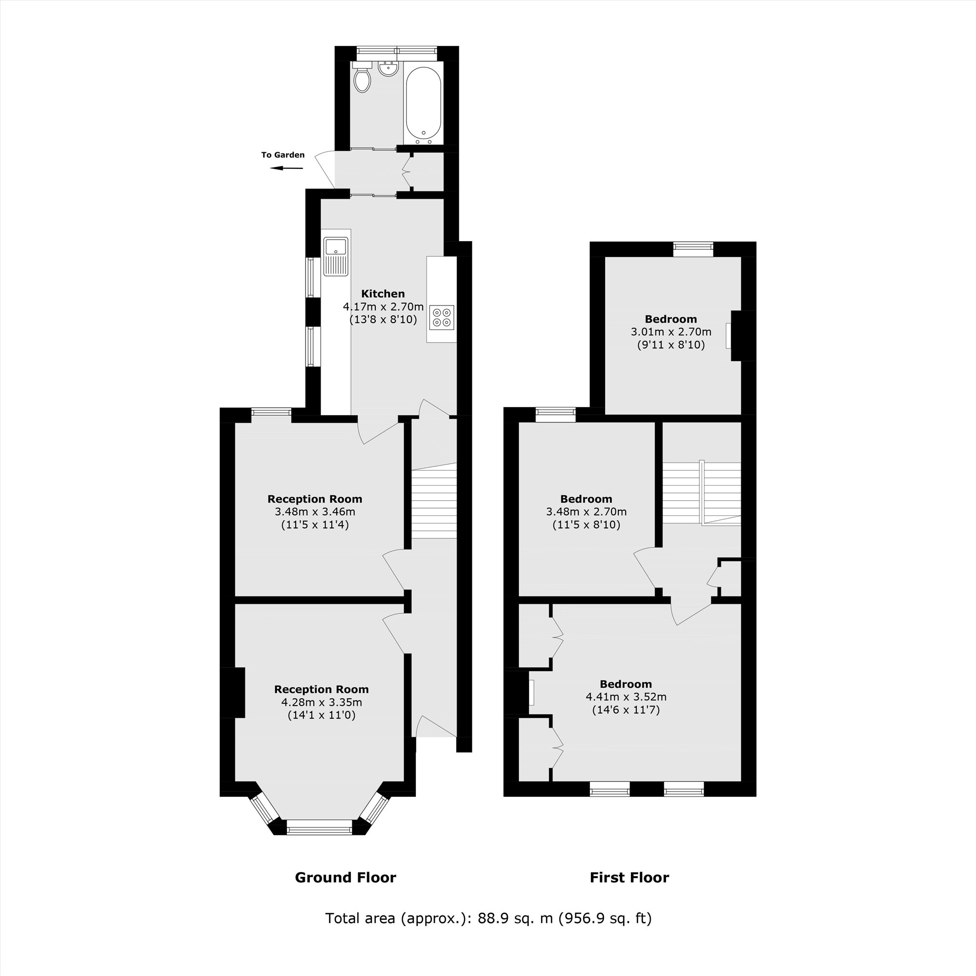 71, Eccleston Road, London floorplan