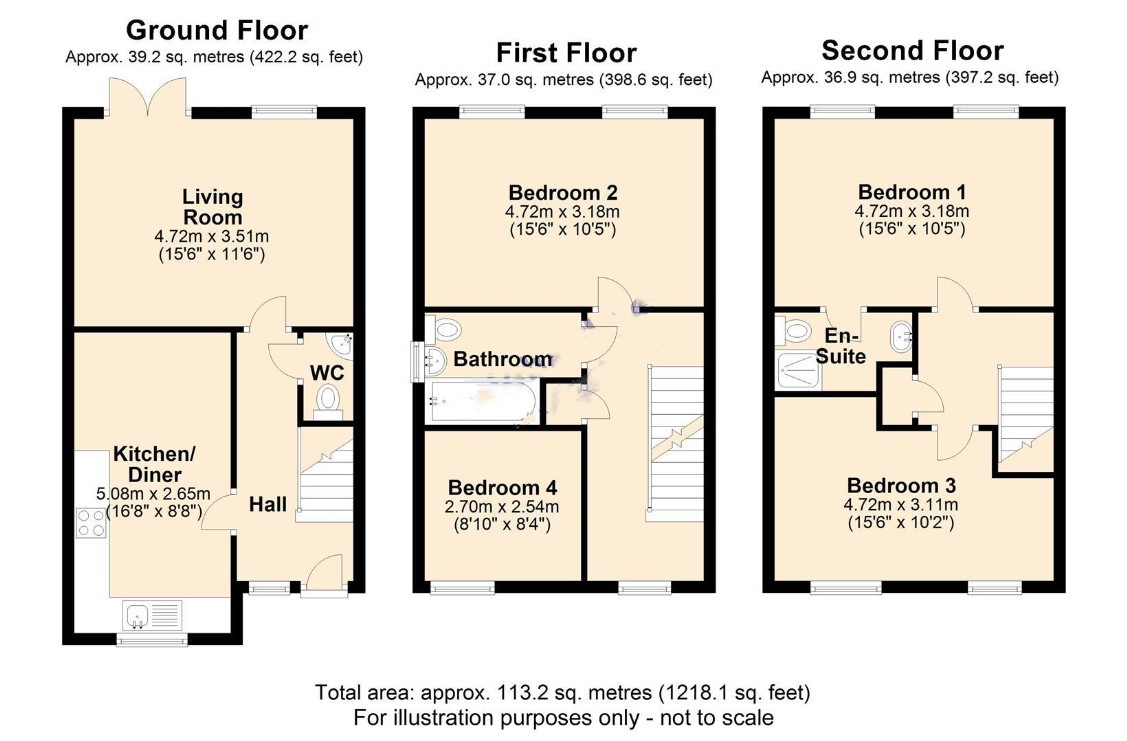 14, Alconbury Close, Borehamwood floorplan