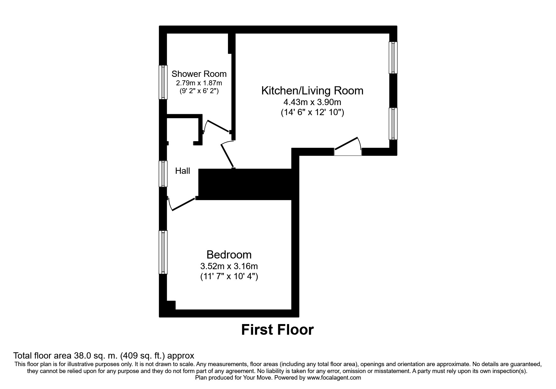 Regent Court, Leicestershire floorplan